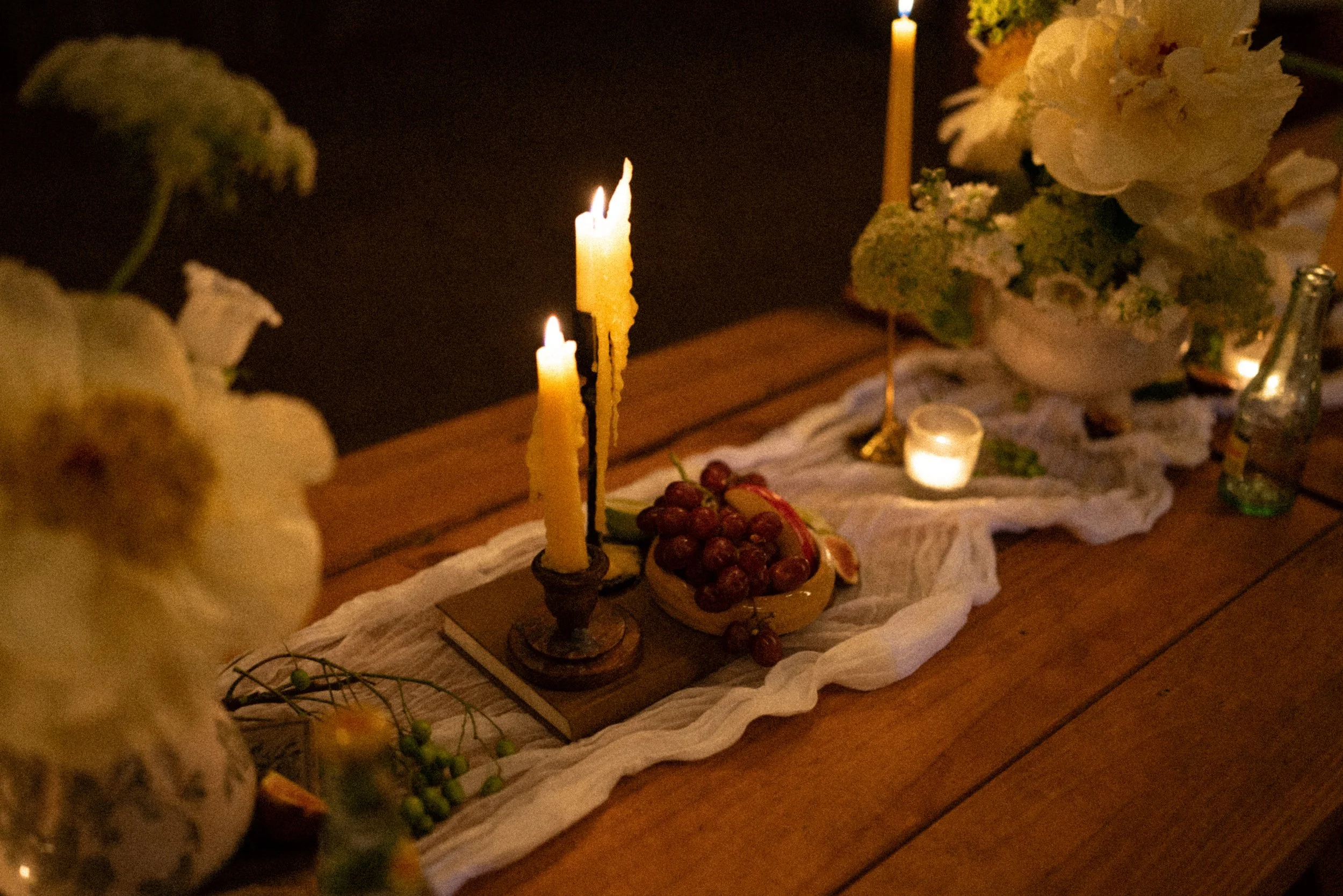 Surprise engagement party in Austin with custom charcuterie board and speeches