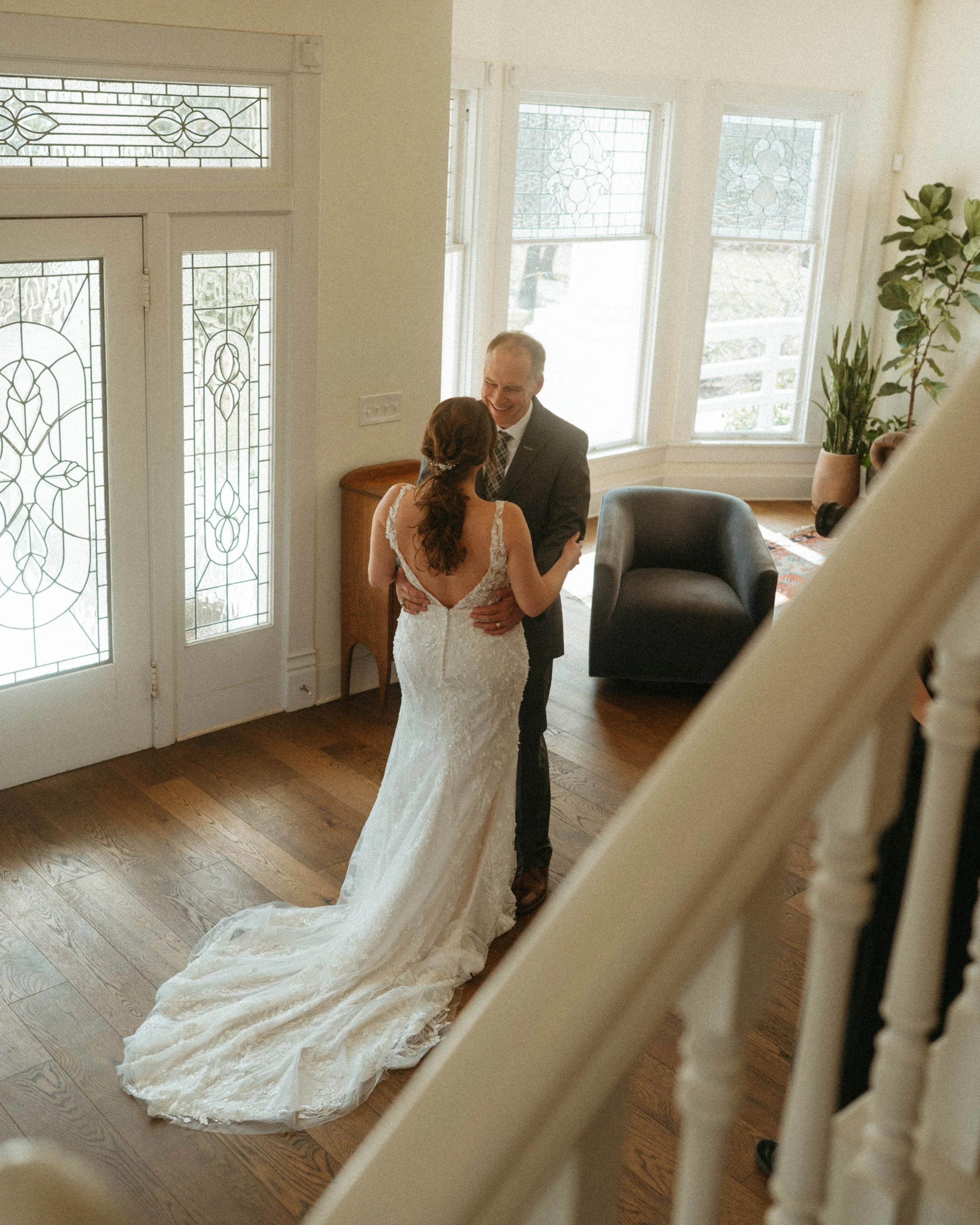Father-Daughter First Look at The Grand Lady