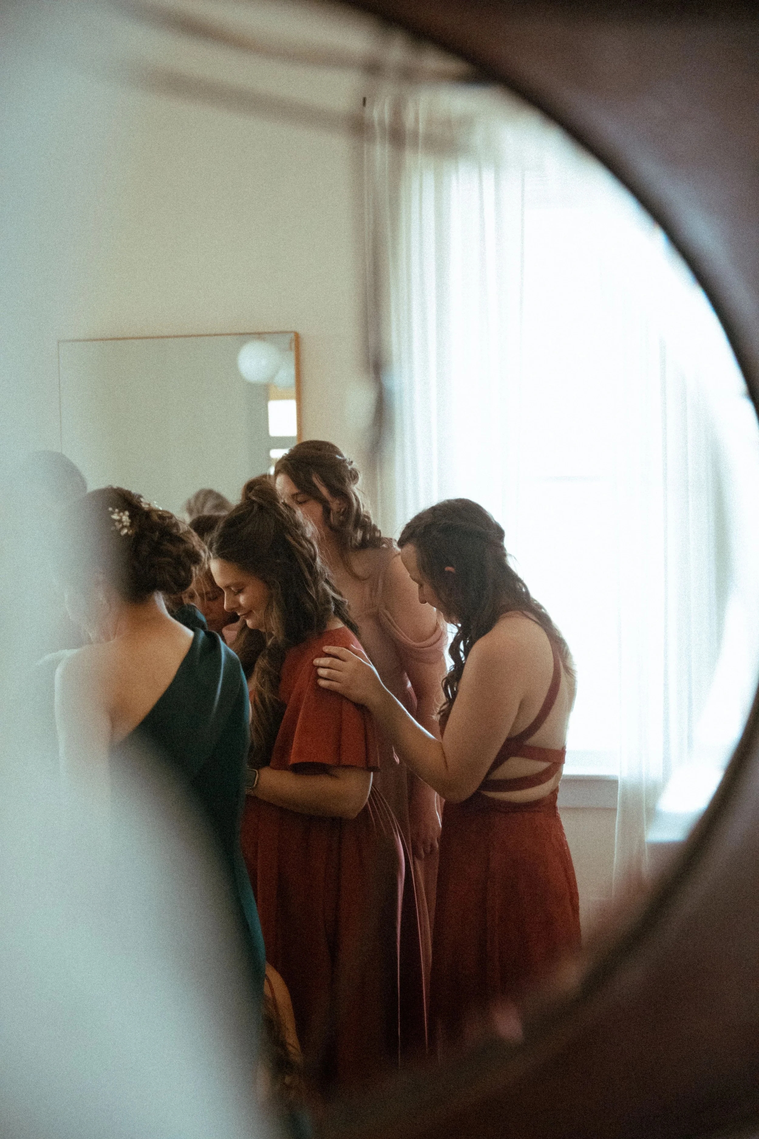 Emotional Bridal Party Prayer at The Grand Lady