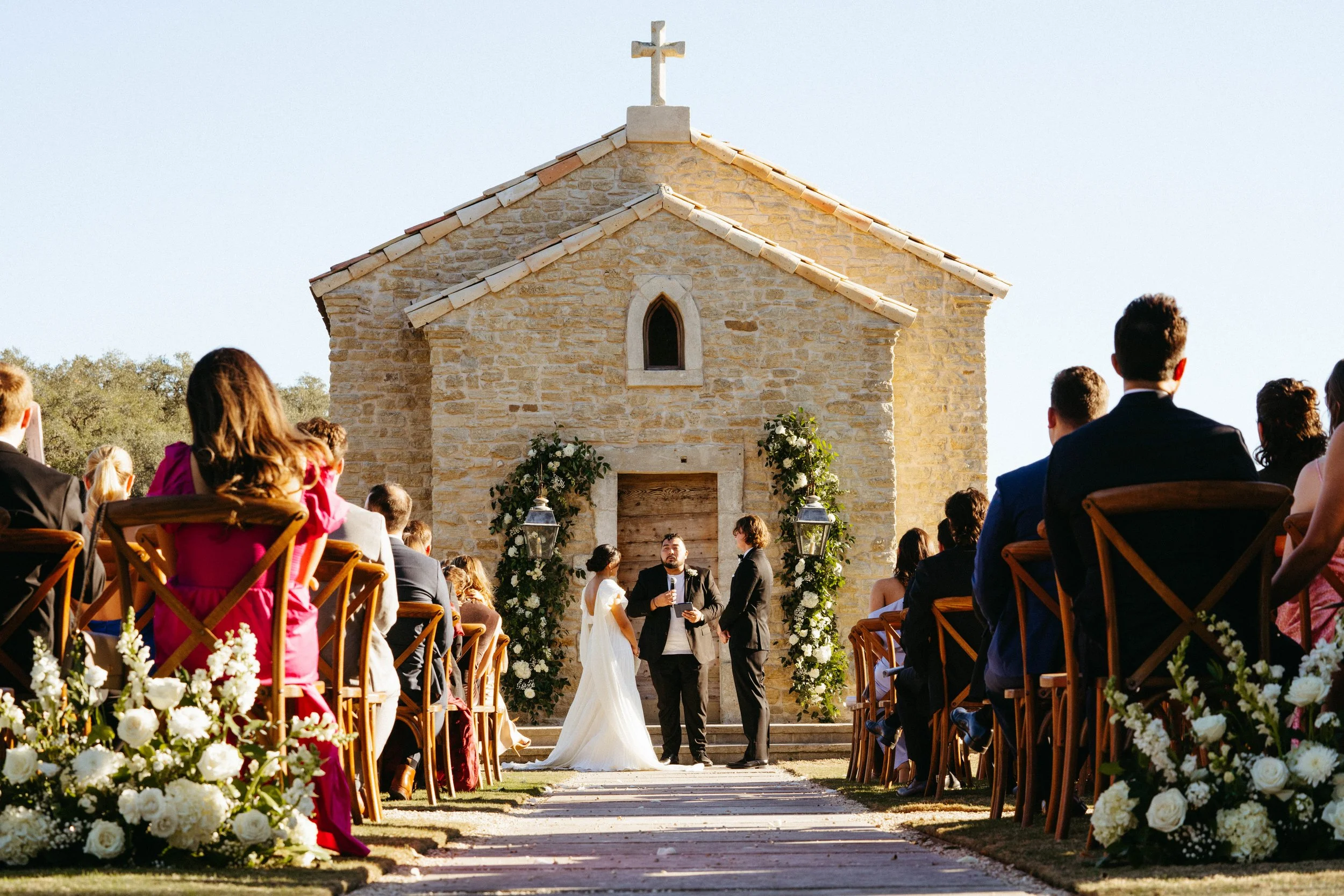 Houston Oaks wedding vows captured in documentary style.