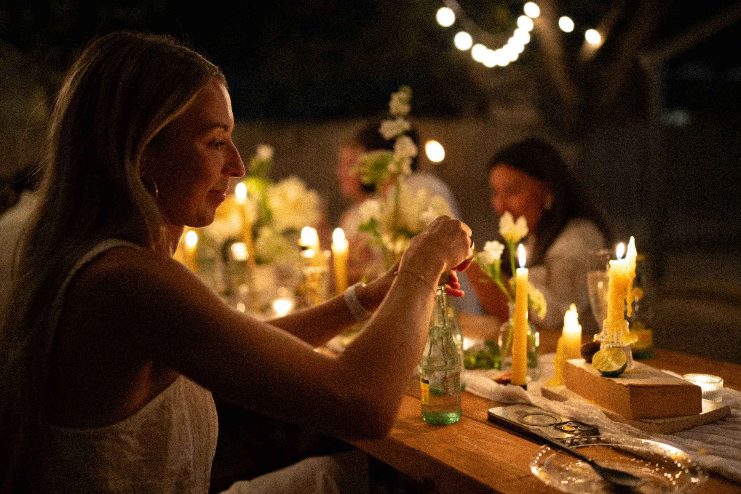 Austin wedding photographer capturing heartfelt speeches at engagement party