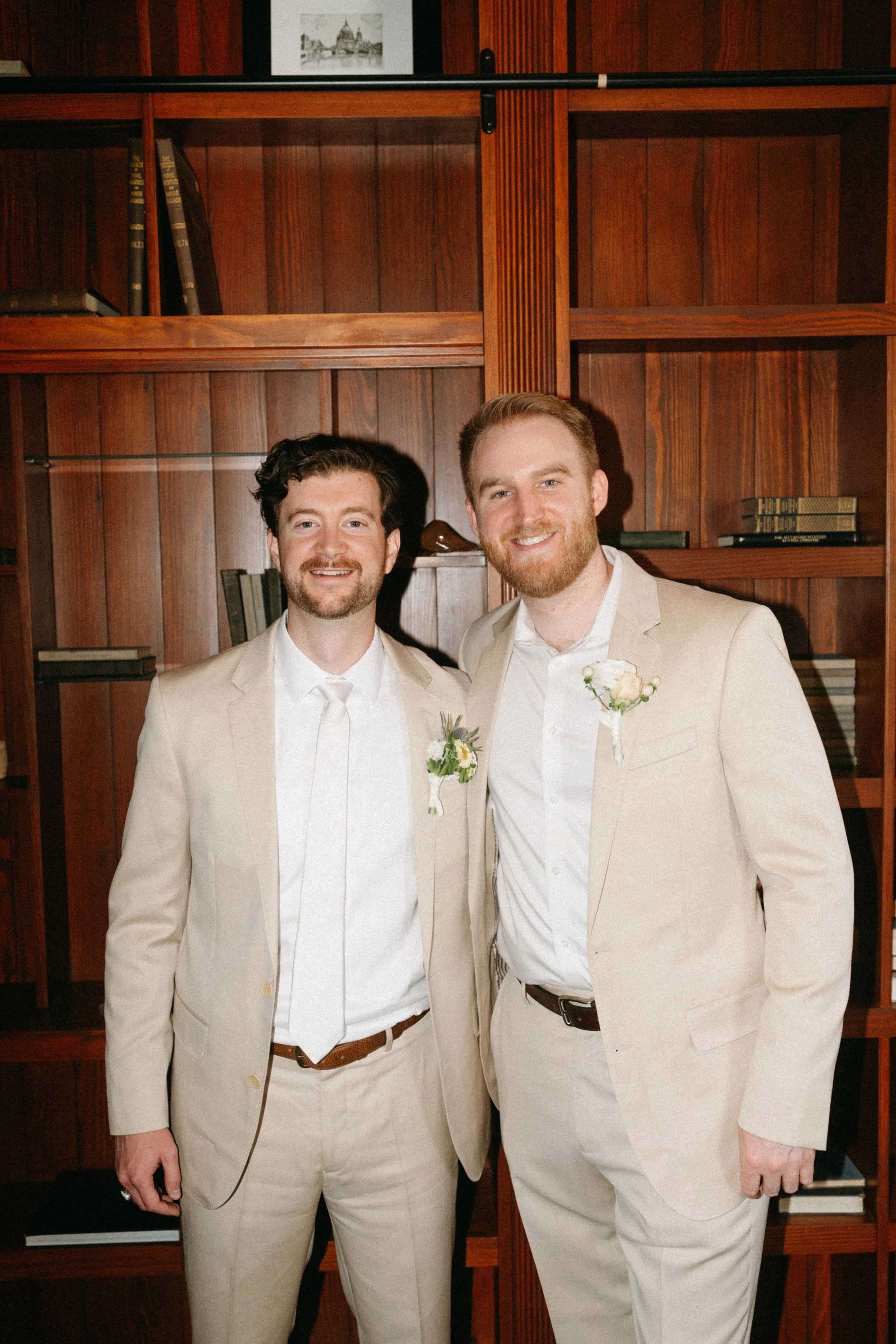 Groomsmen portraits at The Grand Lady Manor TX