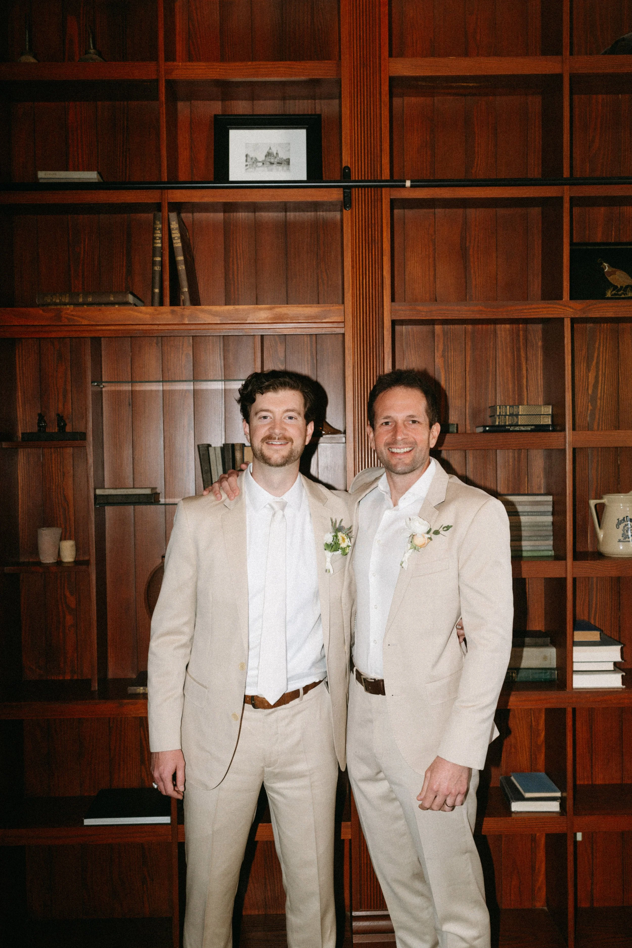 Groomsmen portraits at The Grand Lady Manor TX