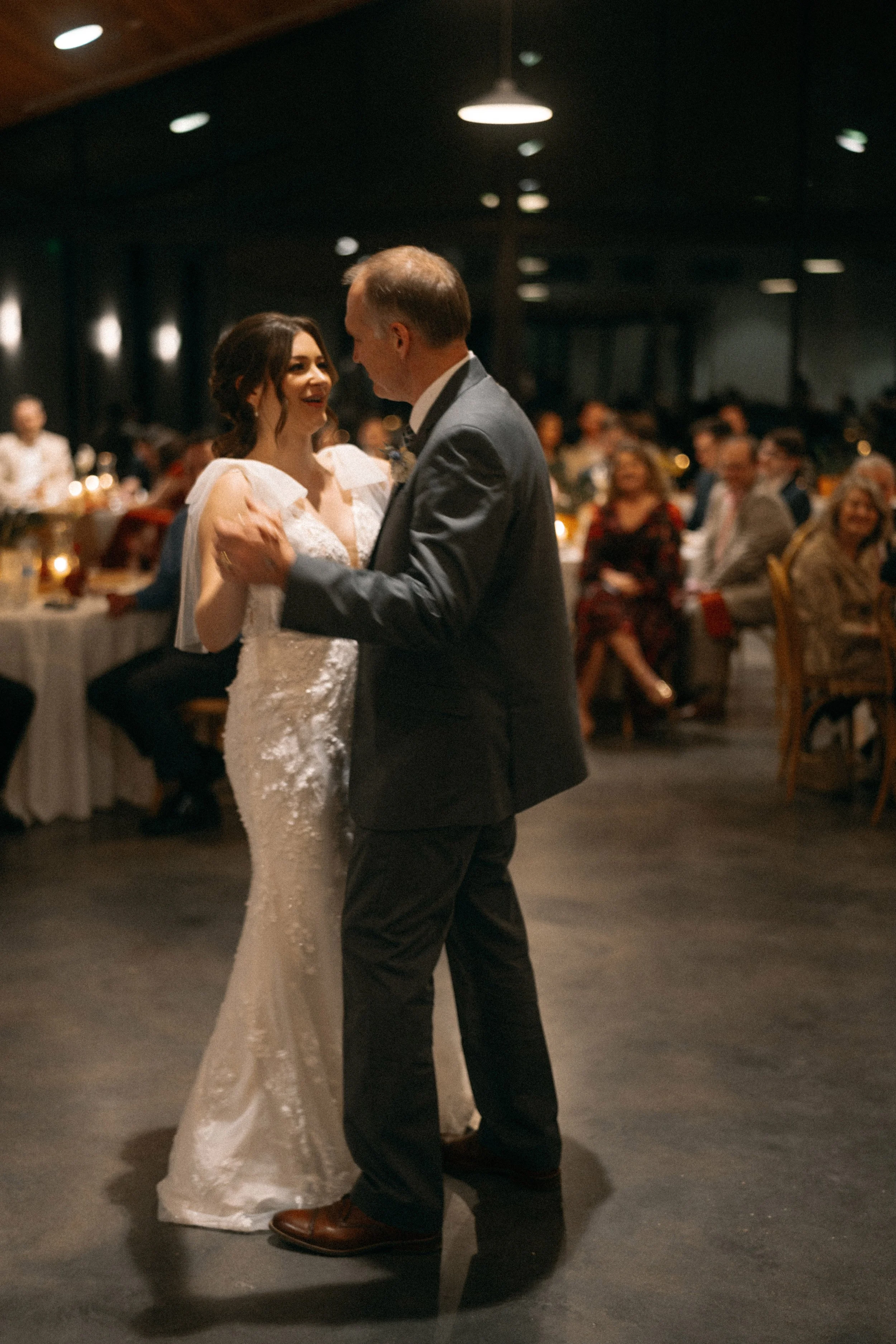 Father-daughter dance in The Grand Lady reception space