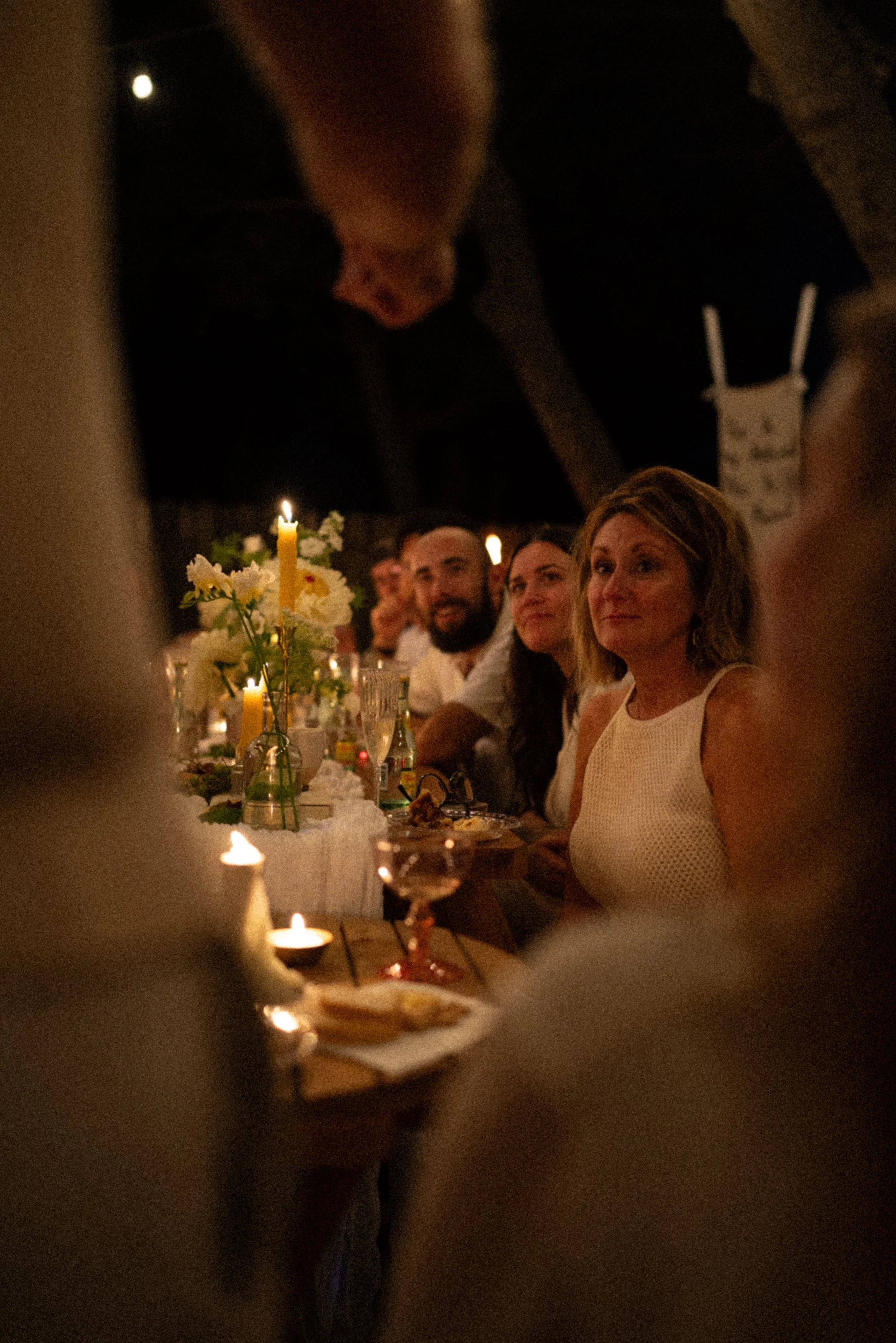 Austin wedding photographer capturing heartfelt speeches at engagement party