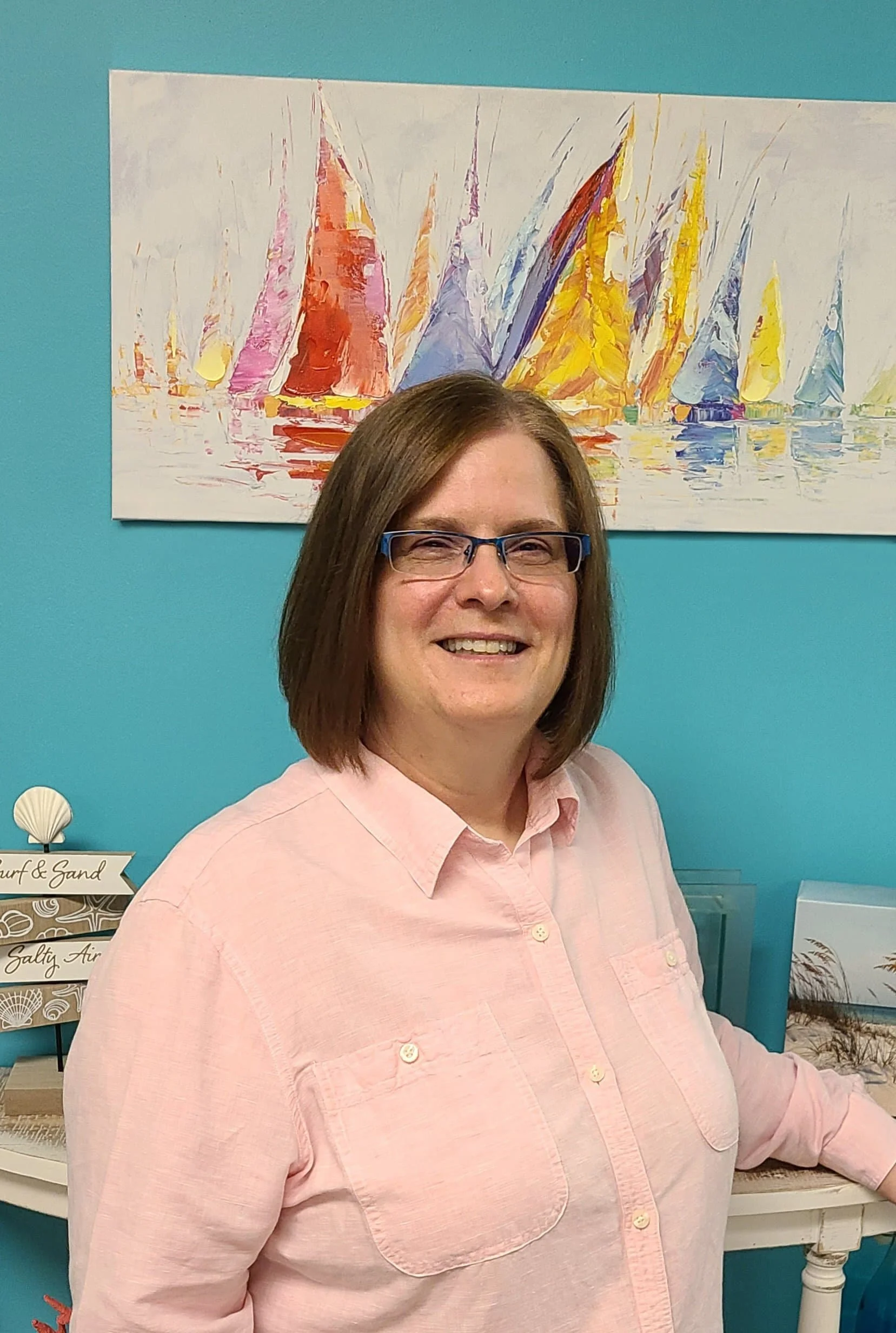 Headshot of Catherine Gierszewski, MA, LPC, NCC, a licensed therapist in Waukesha County.