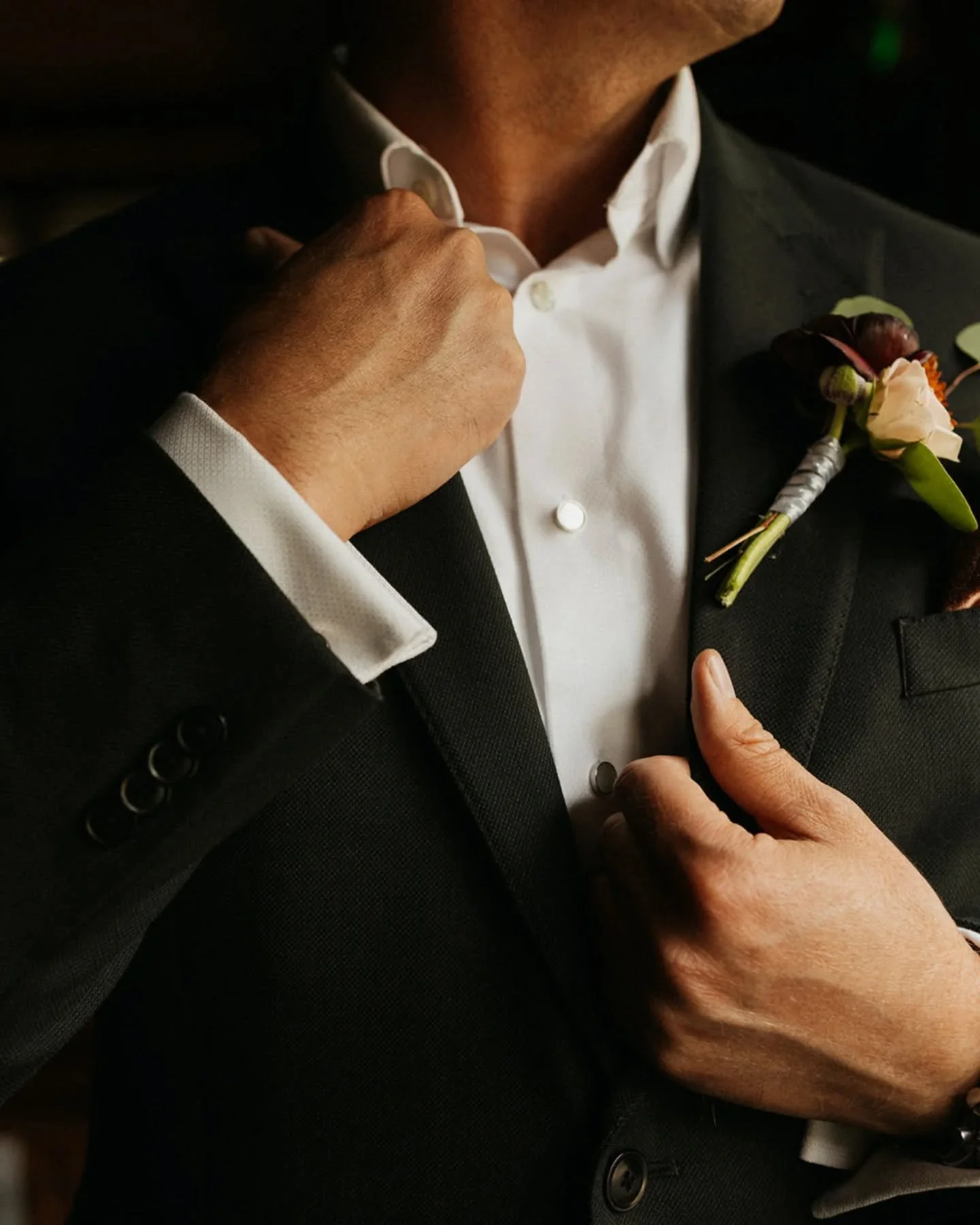 This one is for the grooms - 

We've seen a lot of grooms on their wedding day - nervous, excited, emotional - and every single one of them has reminded us that the day isn't about perfect details and perfect timing. It's about presence. Here is our 