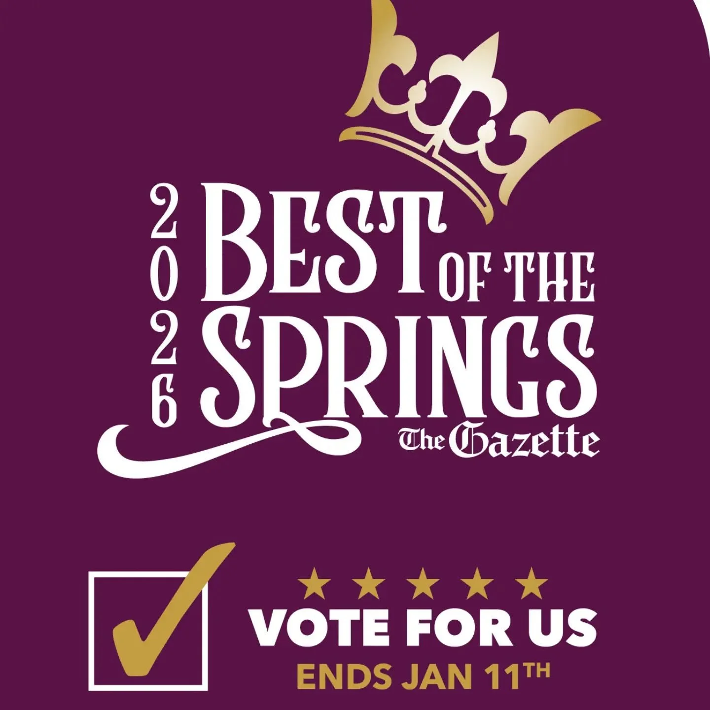 Don't forget to vote for us! 🤍💍 Voting end January 11th!