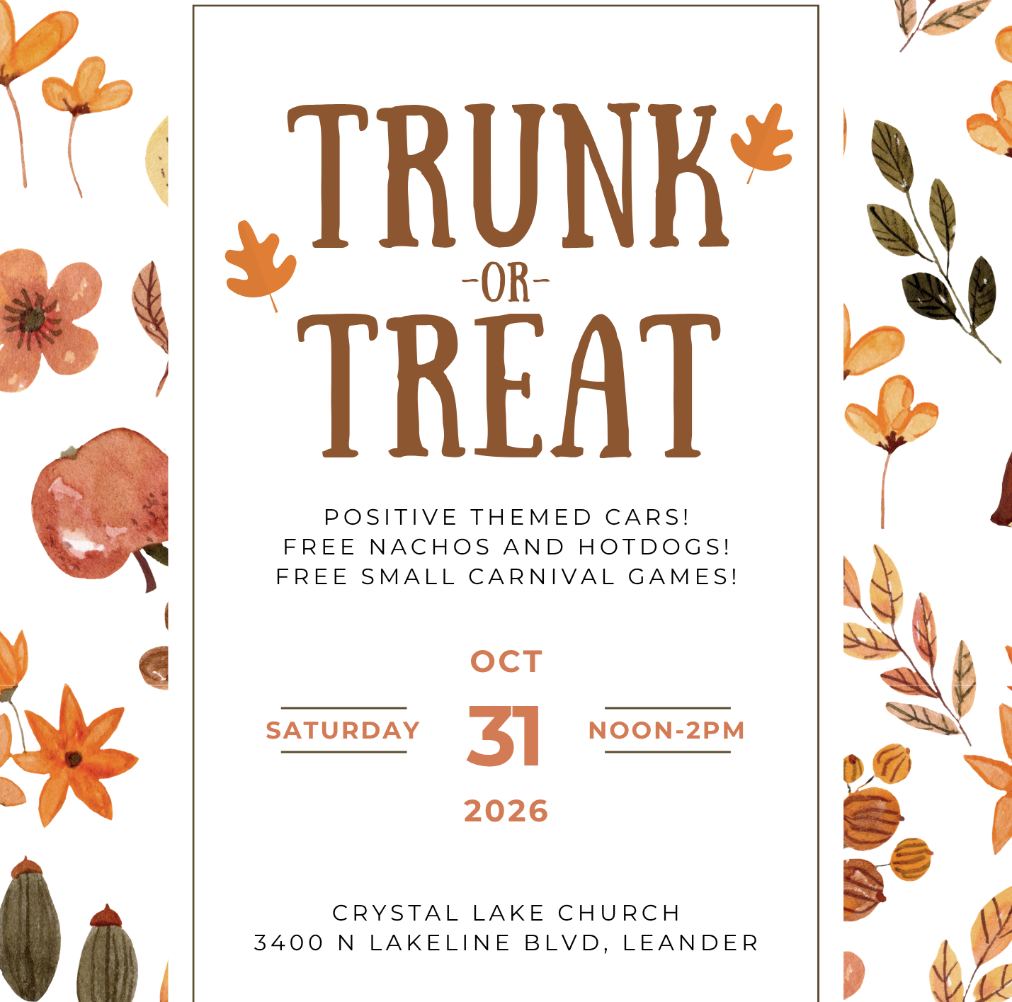 Trunk or Treat