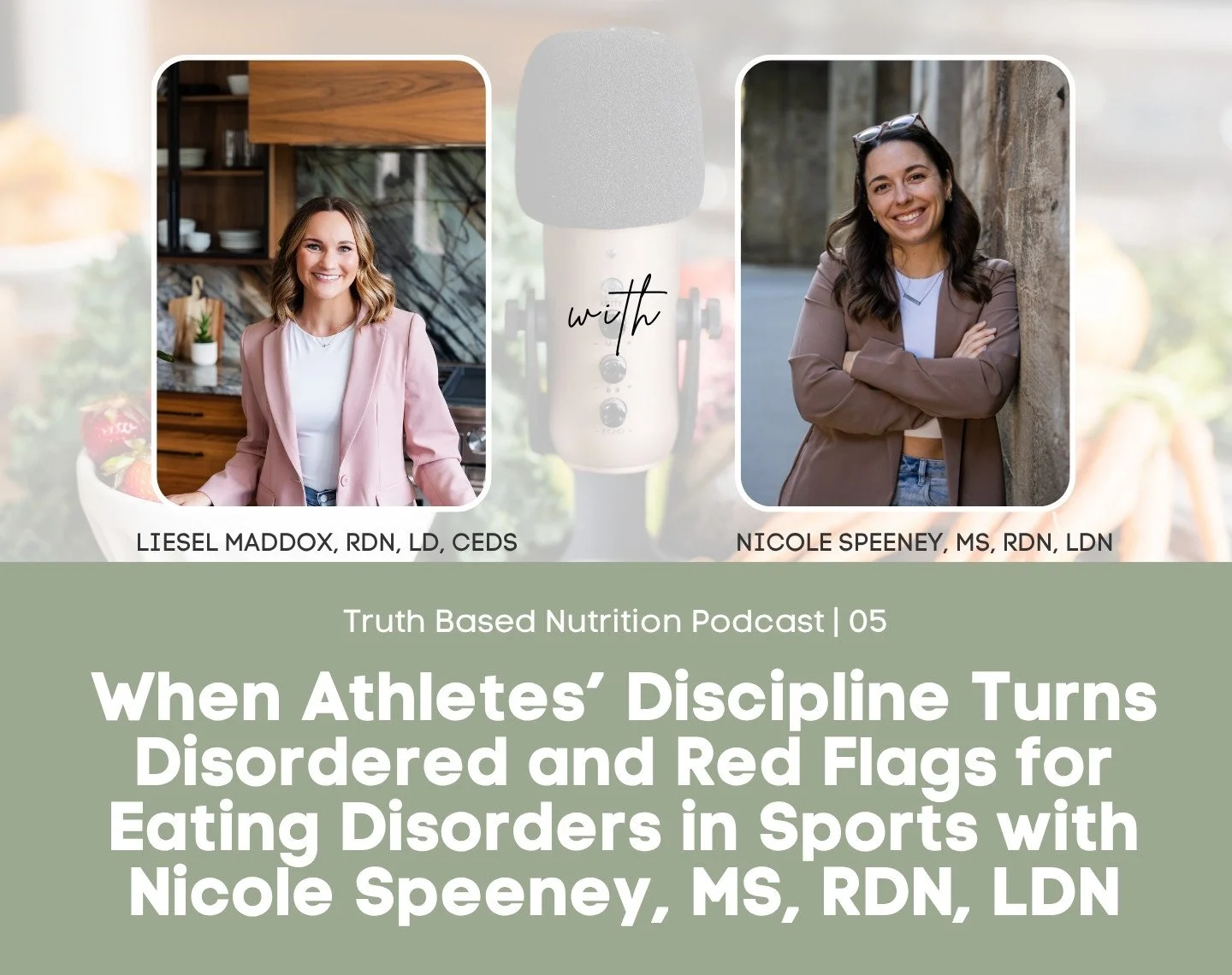 When Athletes’ Discipline Turns Disordered + Red Flags for Eating Disorders in Sports with Nicole Speeney, MS, RDN, LDN | Truth Based Nutrition Podcast Episode 05