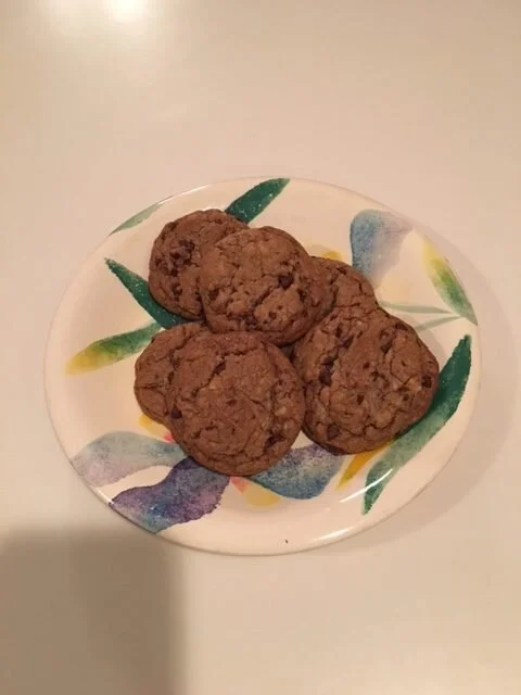 Chocolate Chip Almond Cookies