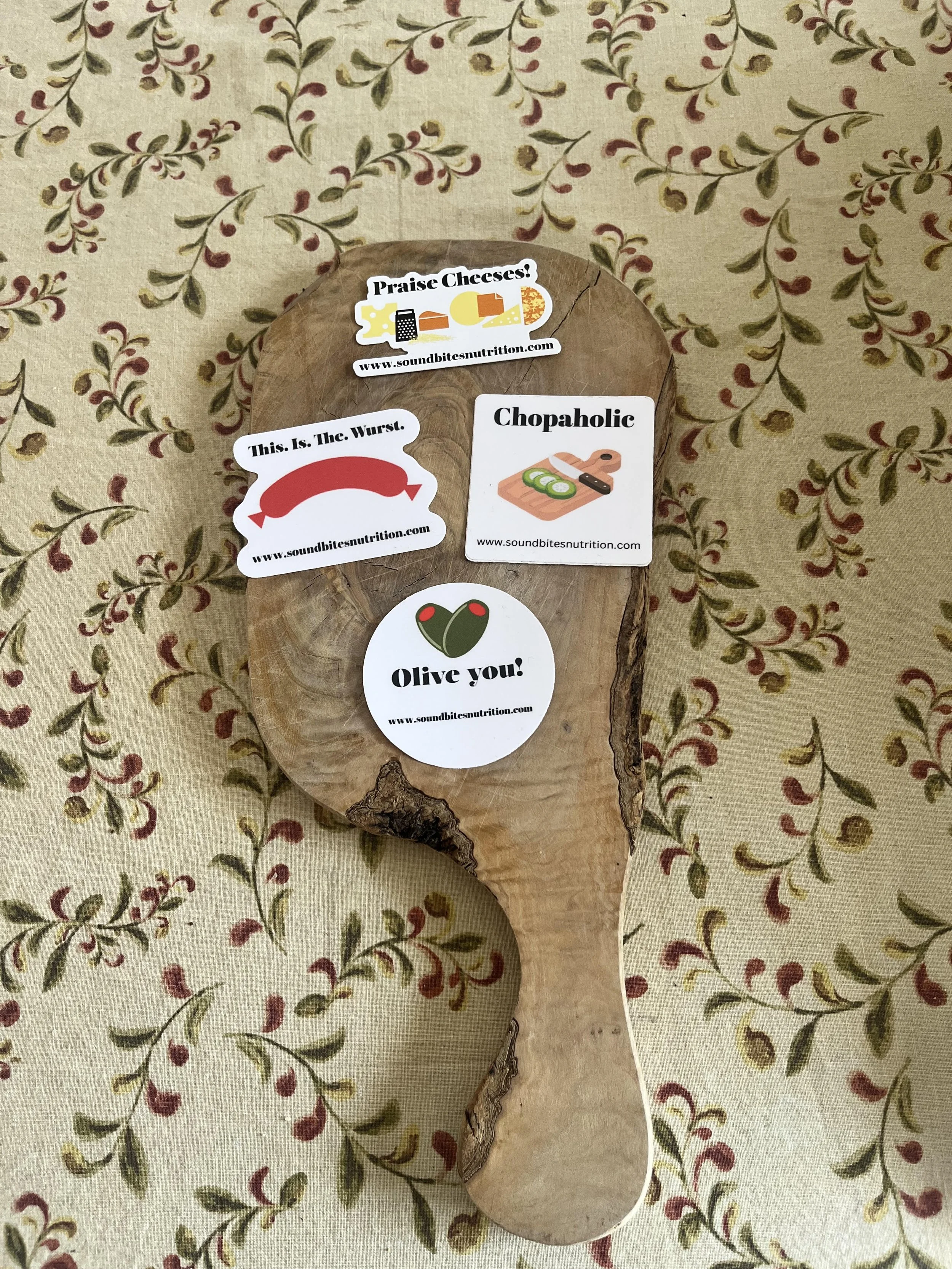 Charcuterie stickers
