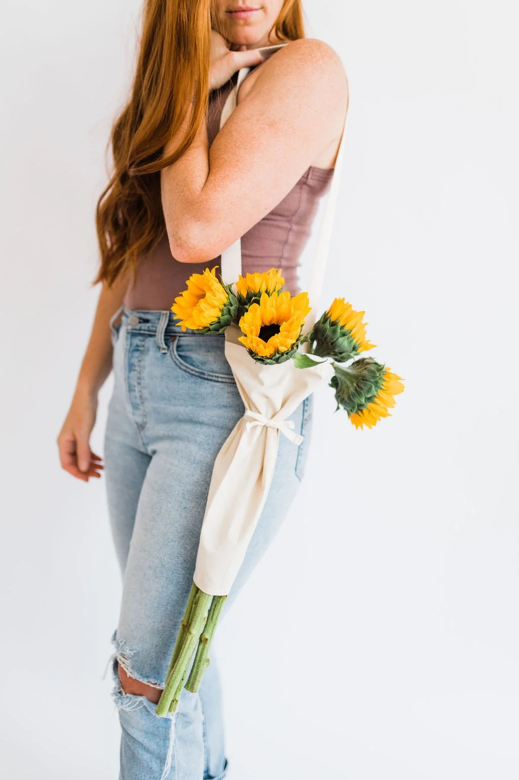 The Gifting Tote - Dress up a bouquet gift, fits most market bouquets