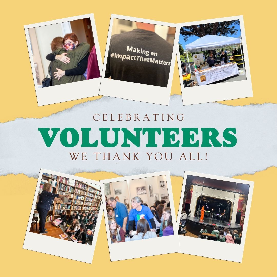 🌟 Celebrating Our Exceptional Volunteers! 
At Italian Community Services, we extend our deepest gratitude to all the volunteers who enrich our organization with their commitment and compassion.
Our volunteers are the foundation of our mission to ser