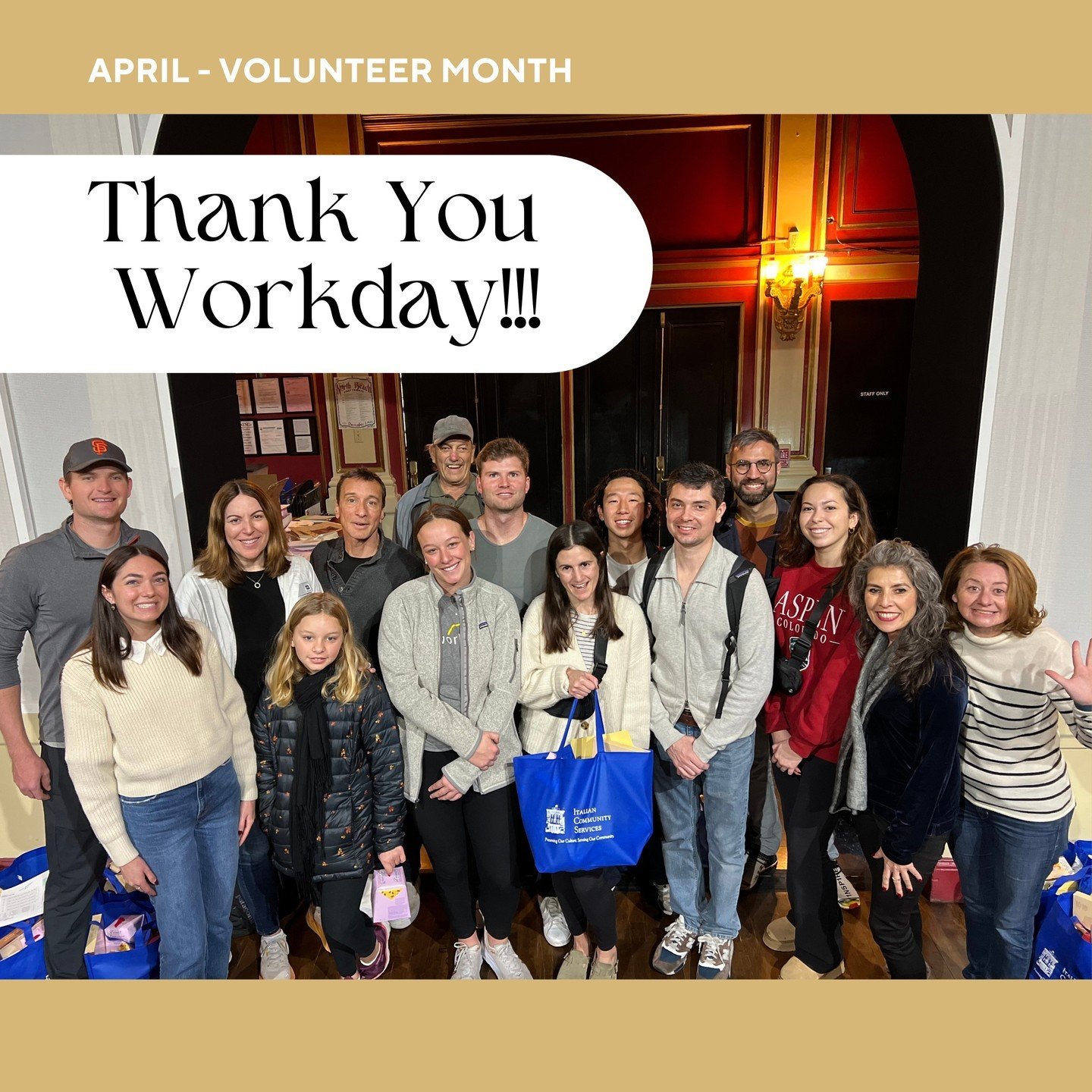🌟 We extend a heartfelt thank you to Workday! 🌟

During Volunteer Month, we celebrated our precious volunteers but today we would like to focus our thanks on the incredible commitment of Workday employees, whose passion and dedication have made a p