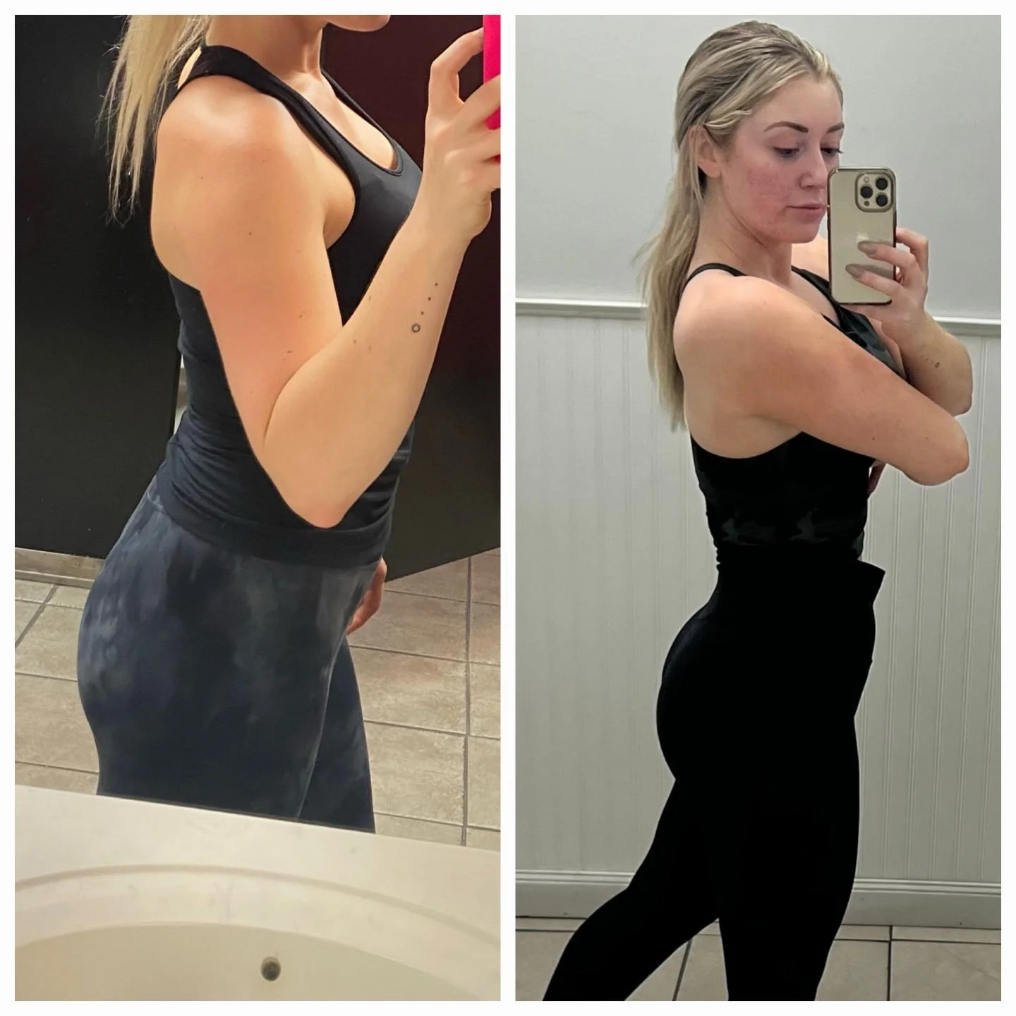 Delaney's 2 year glute transformation!!!! 