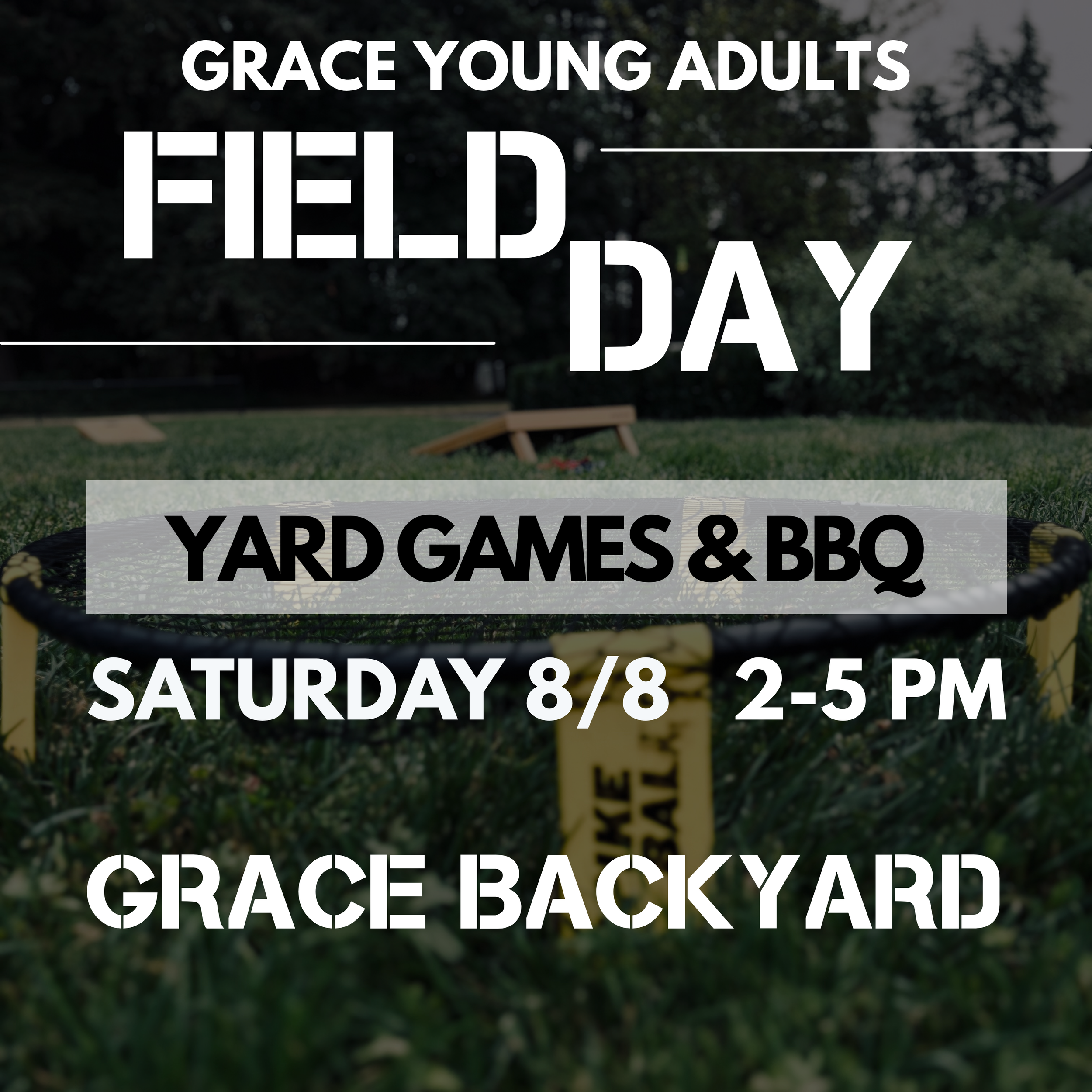 Grace Young Adults Field Day