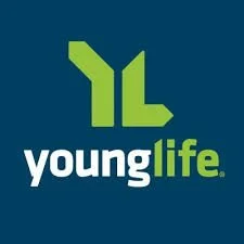 Young Life logo with green and white text on a dark blue background.
