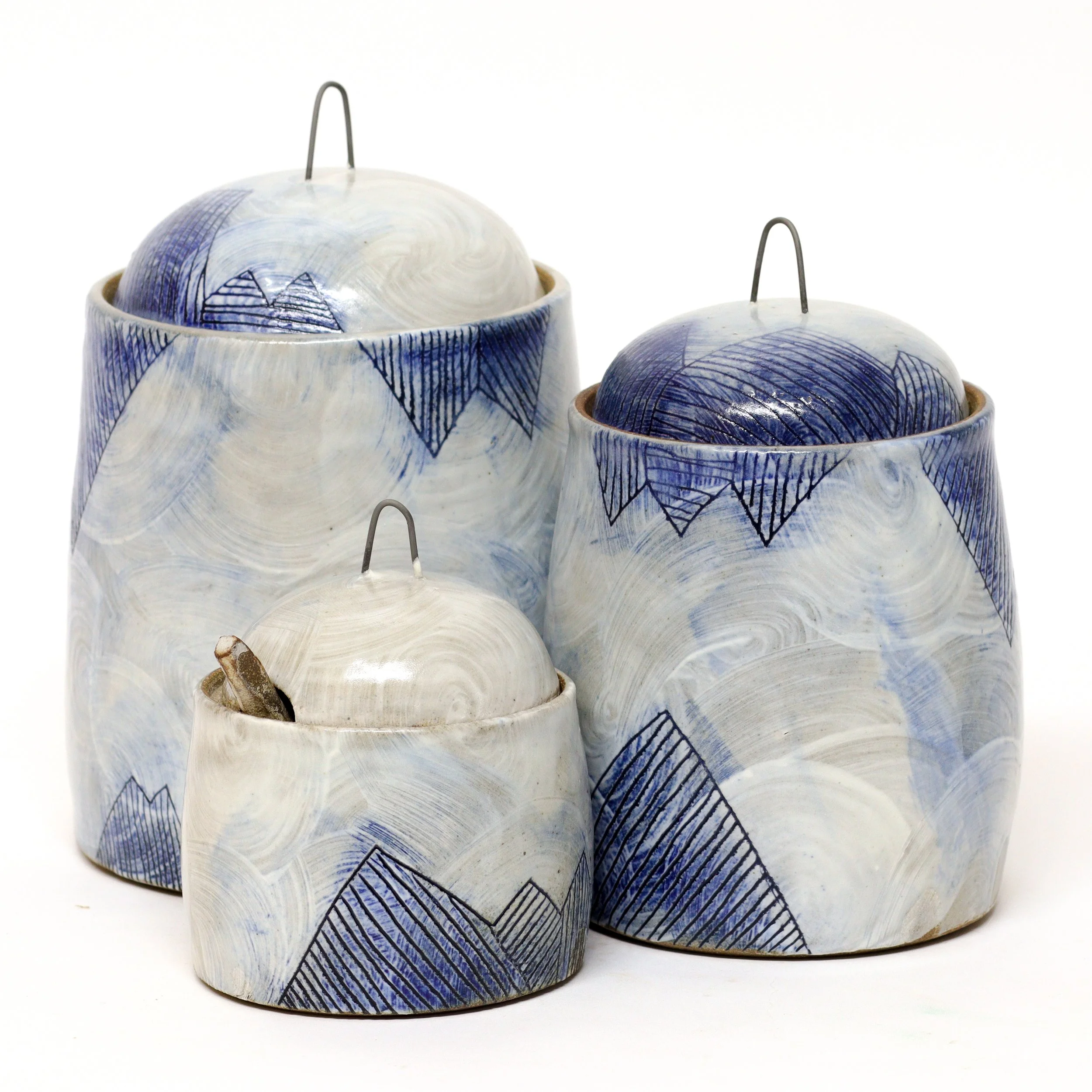 mountain canisters and honey pot
