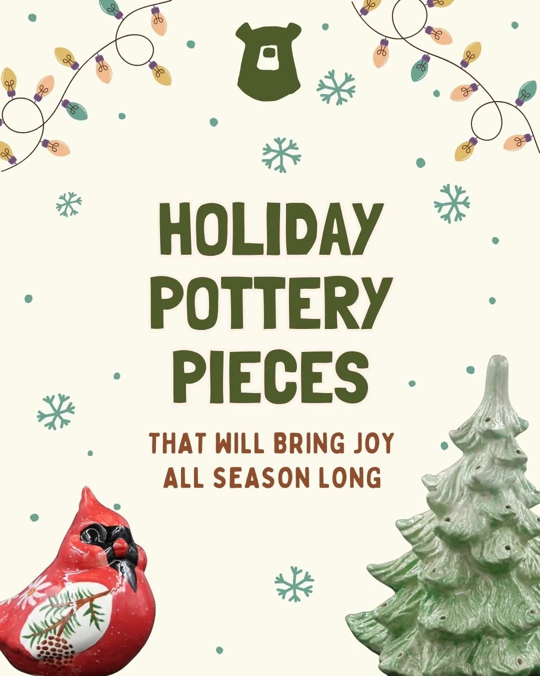 &lsquo;Tis the season to paint something merry &amp; bright ✨  From ornaments to snowmen, these cuties give us all the festive cheer!

✨ Know who made these cuties? Tag them! 🎨 We photograph all pieces but can&rsquo;t always track who created what&m