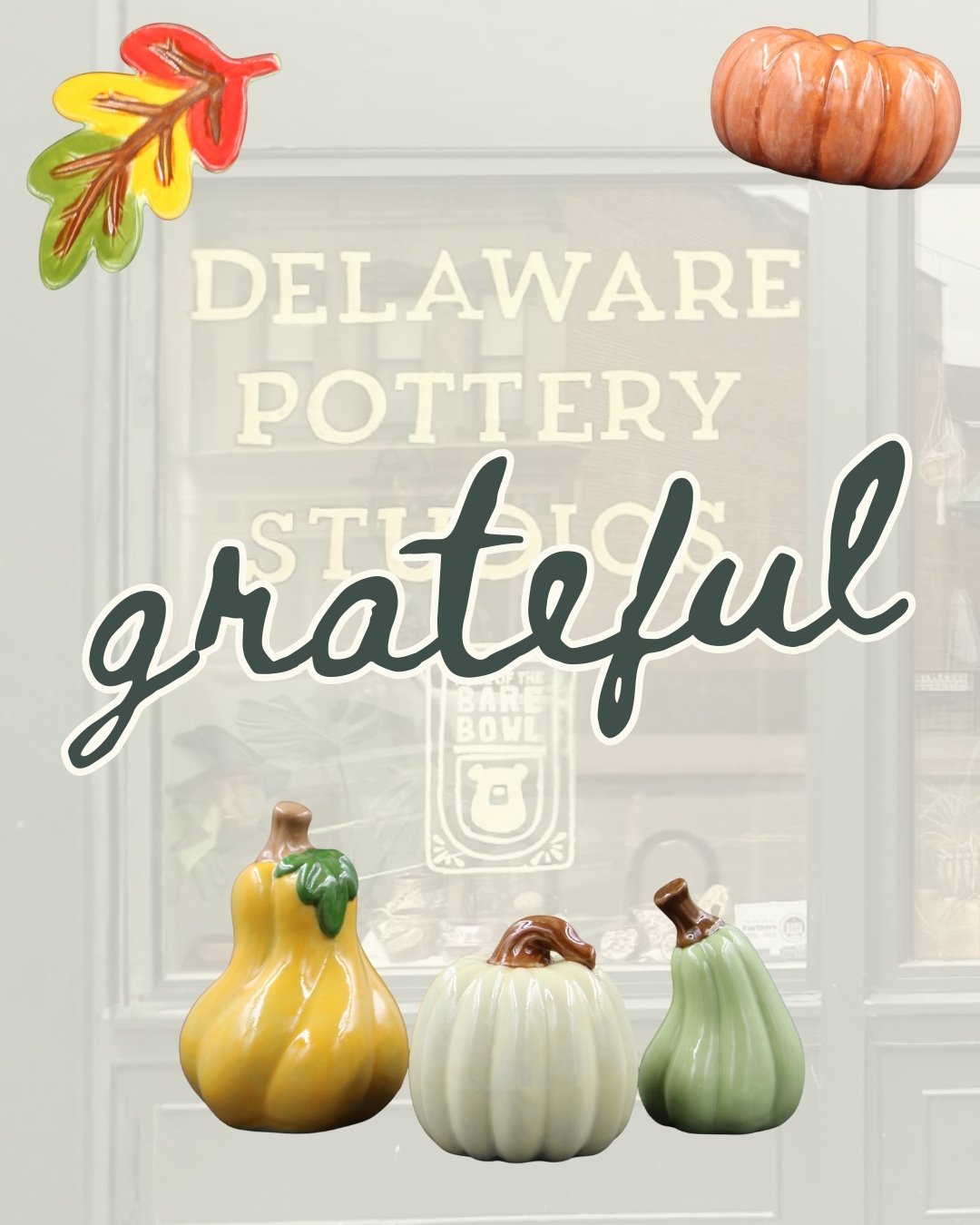 Endless gratitude for every person who steps inside our studio 🥹  You make this community what it is. Happy Thanksgiving from our family to yours! 🍂🦃

Know who made these cuties? Tag them! 🎨 We photograph all pieces but can&rsquo;t always track w