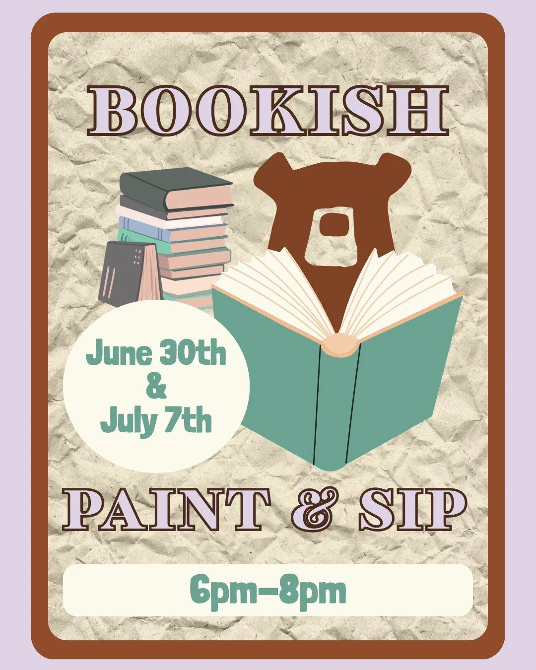 Calling all book lovers, fantasy fanatics, romance readers, and literary dreamers!

Join us for our Bookish Paint and Sip on June 30th and July 7th!

Bring your favorite stories to life as you paint pottery inspired by beloved books, characters, quot