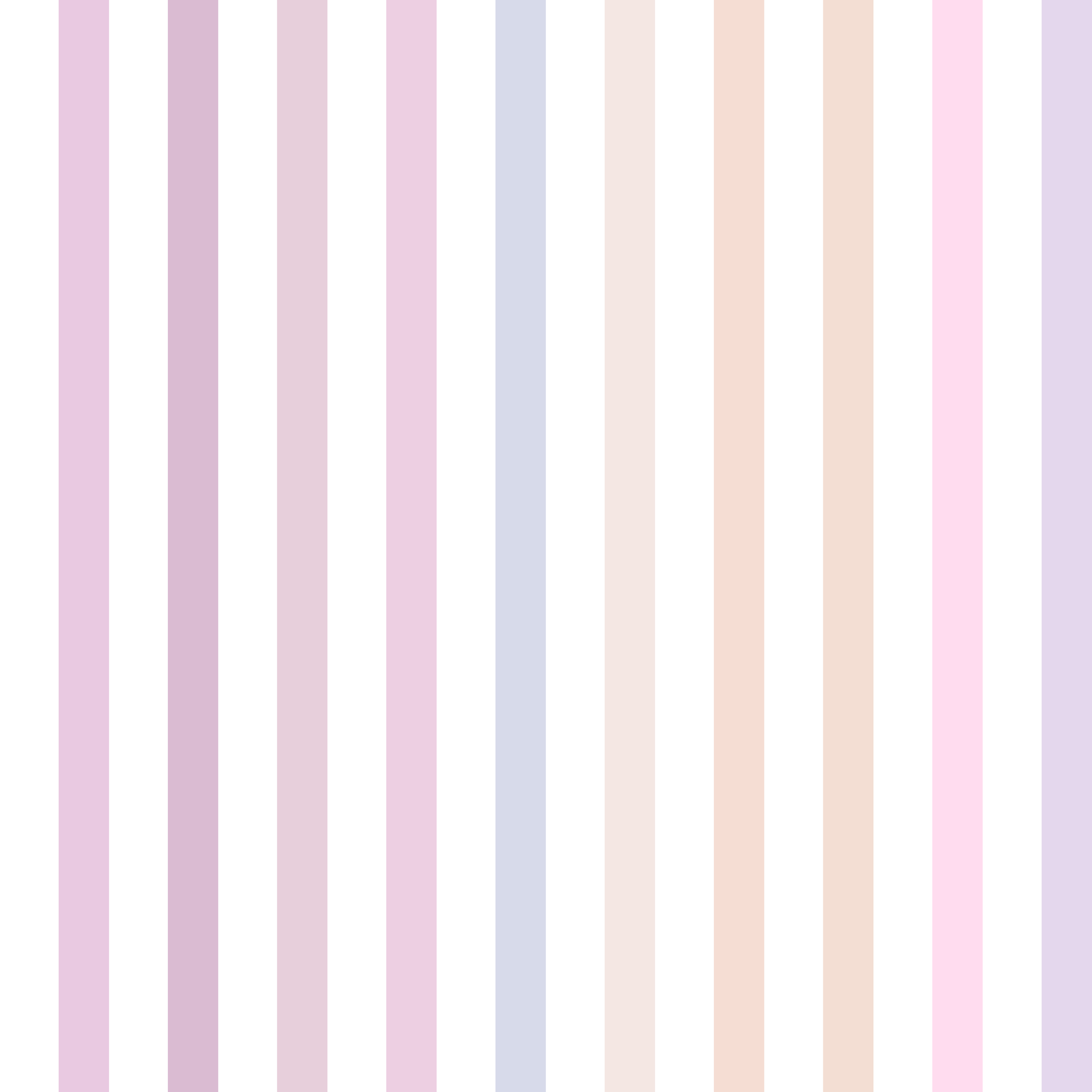 Pattern of vertical stripes in pastel colors including pink, purple, blue, and beige.