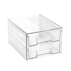 2 Drawer Crystal Stacking Drawer
