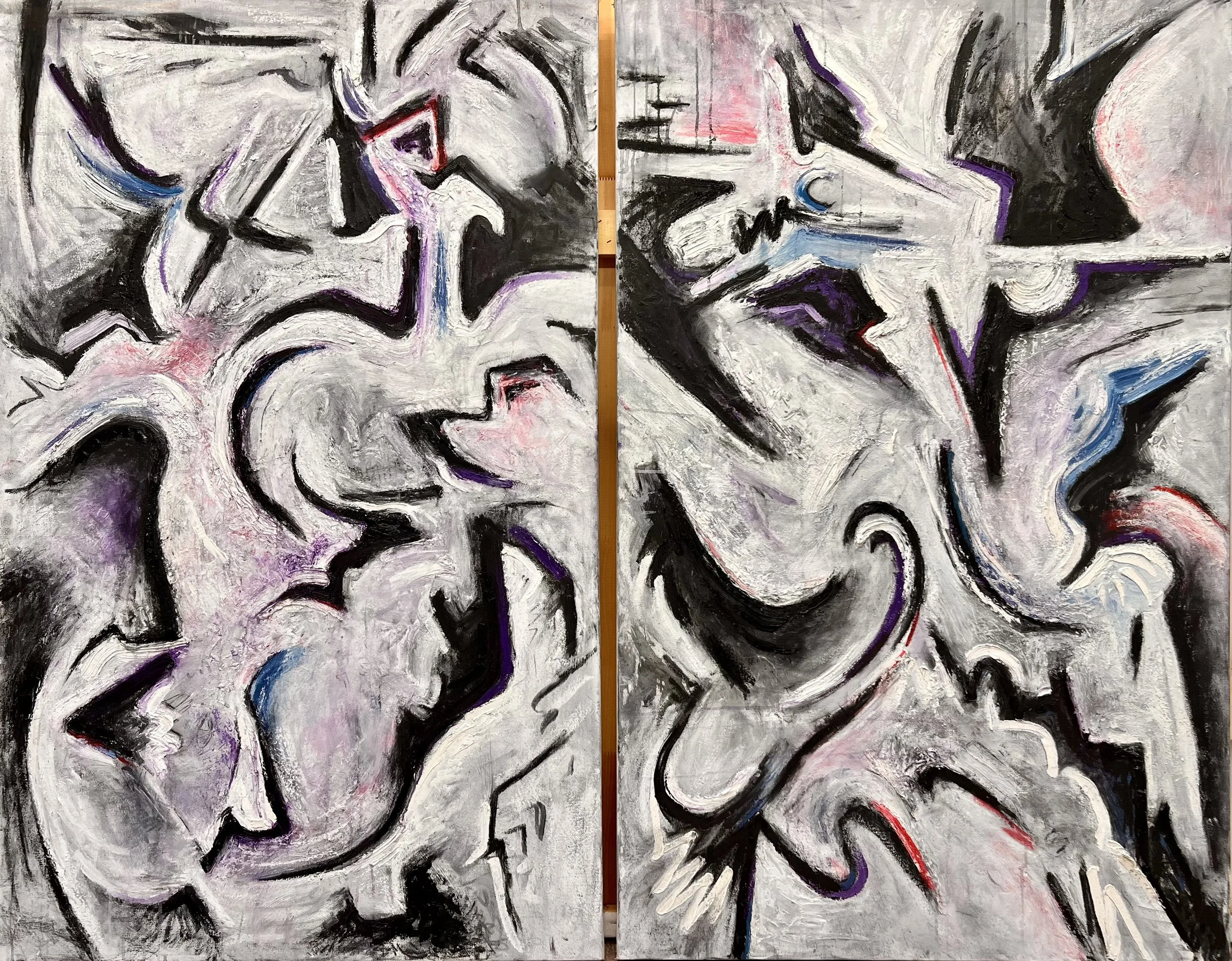 Woven Diptych by Daniel Kanow