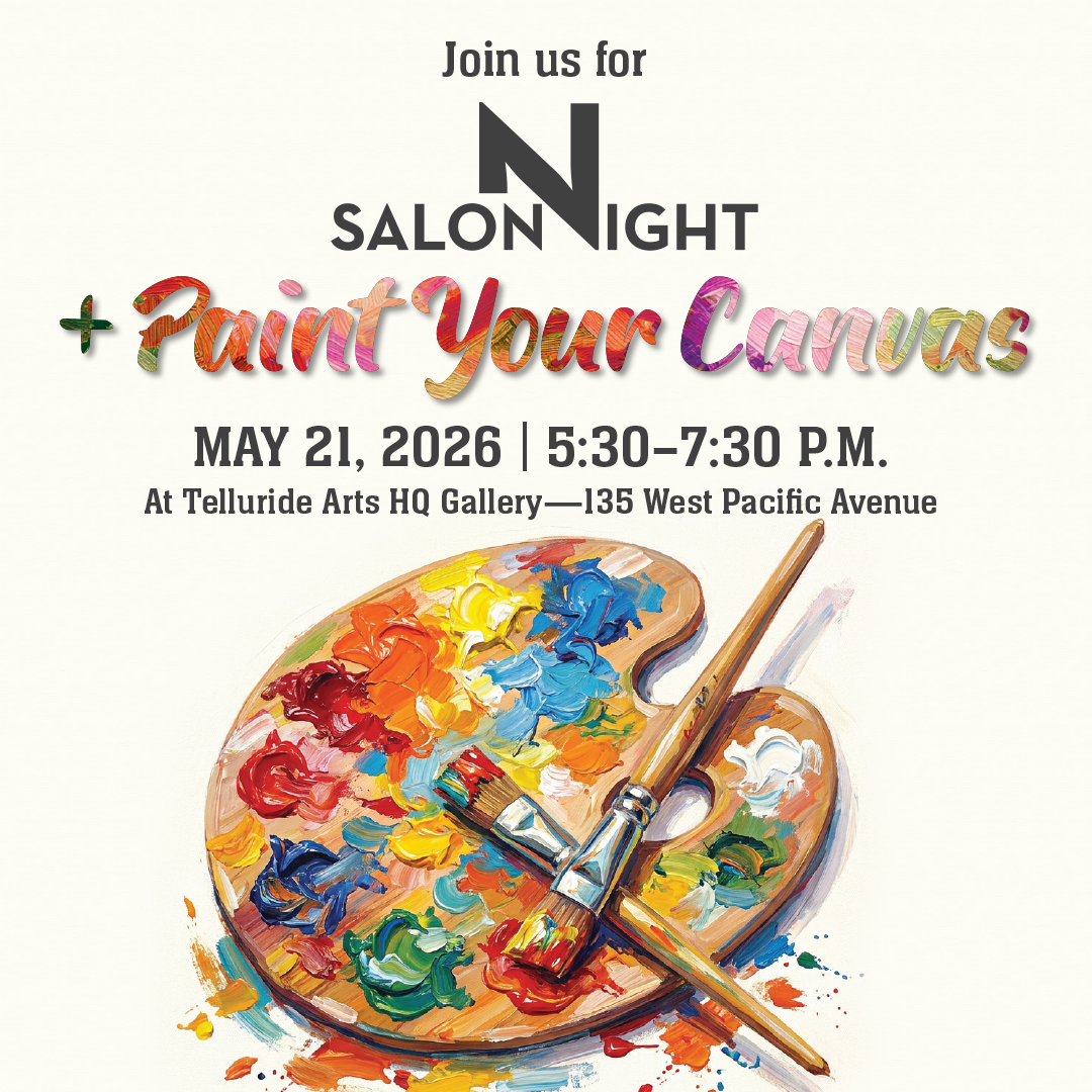 Salon Night + Paint Your Canvas for the Community Art Project