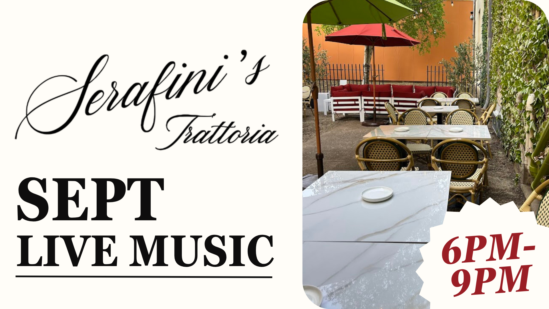 Three Way Street Lite @ Serafini's Trattoria