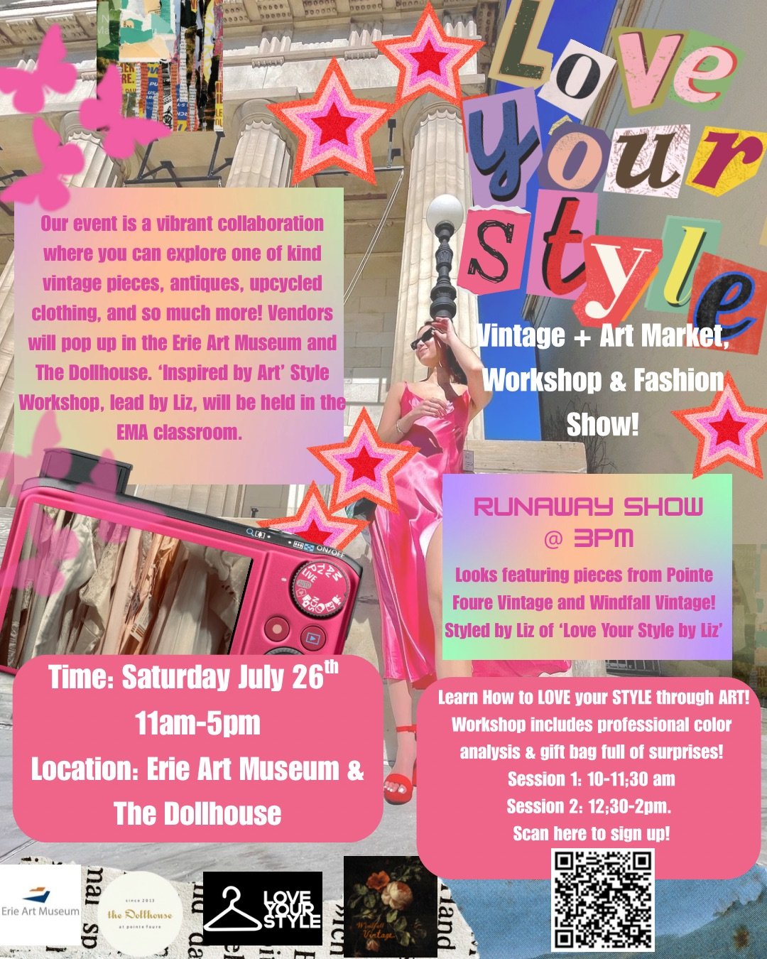 'Love Your Style' Vintage + Art Mixer, Workshop and Fashion Show
