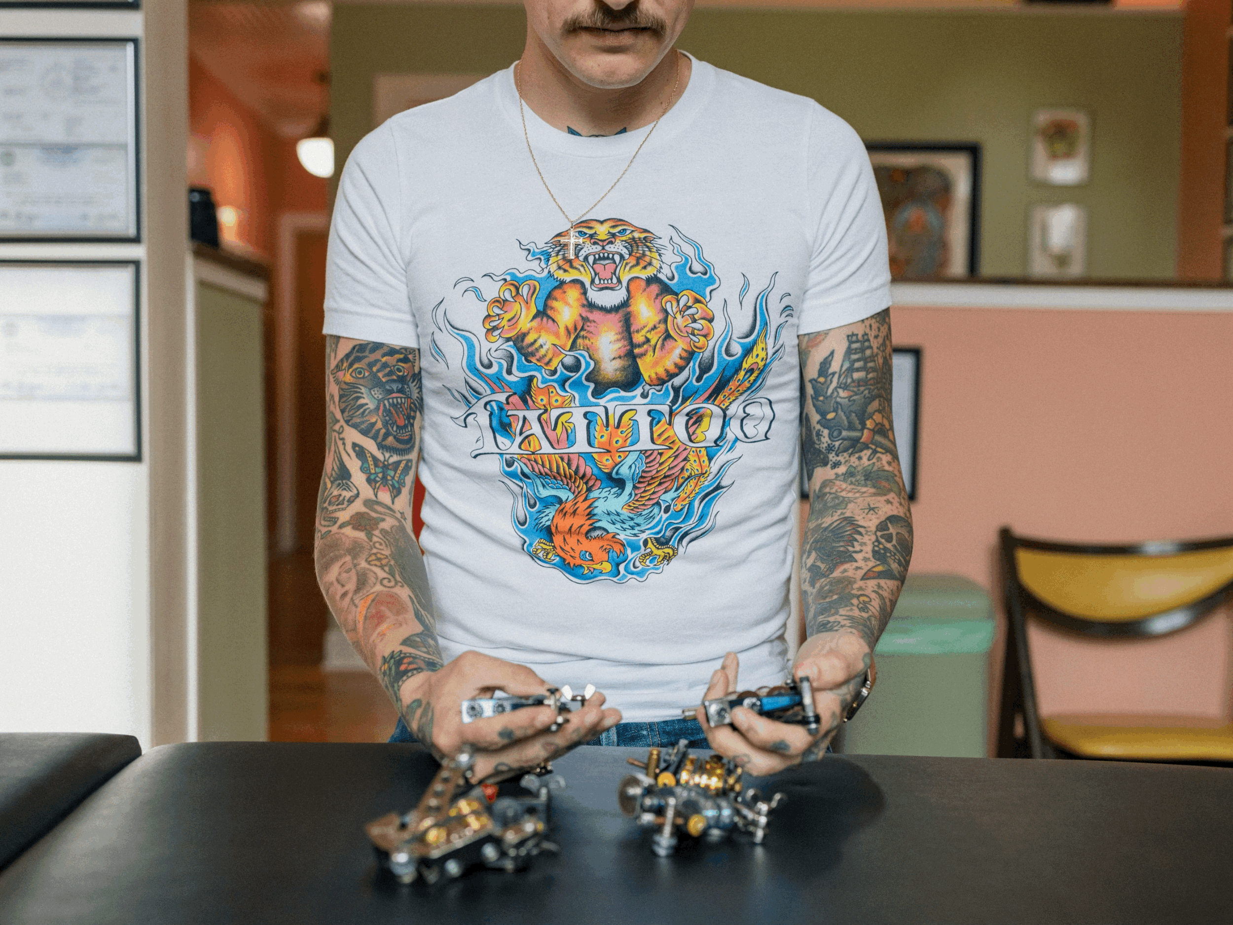 Retro Tiger “TATTOO” Shirt