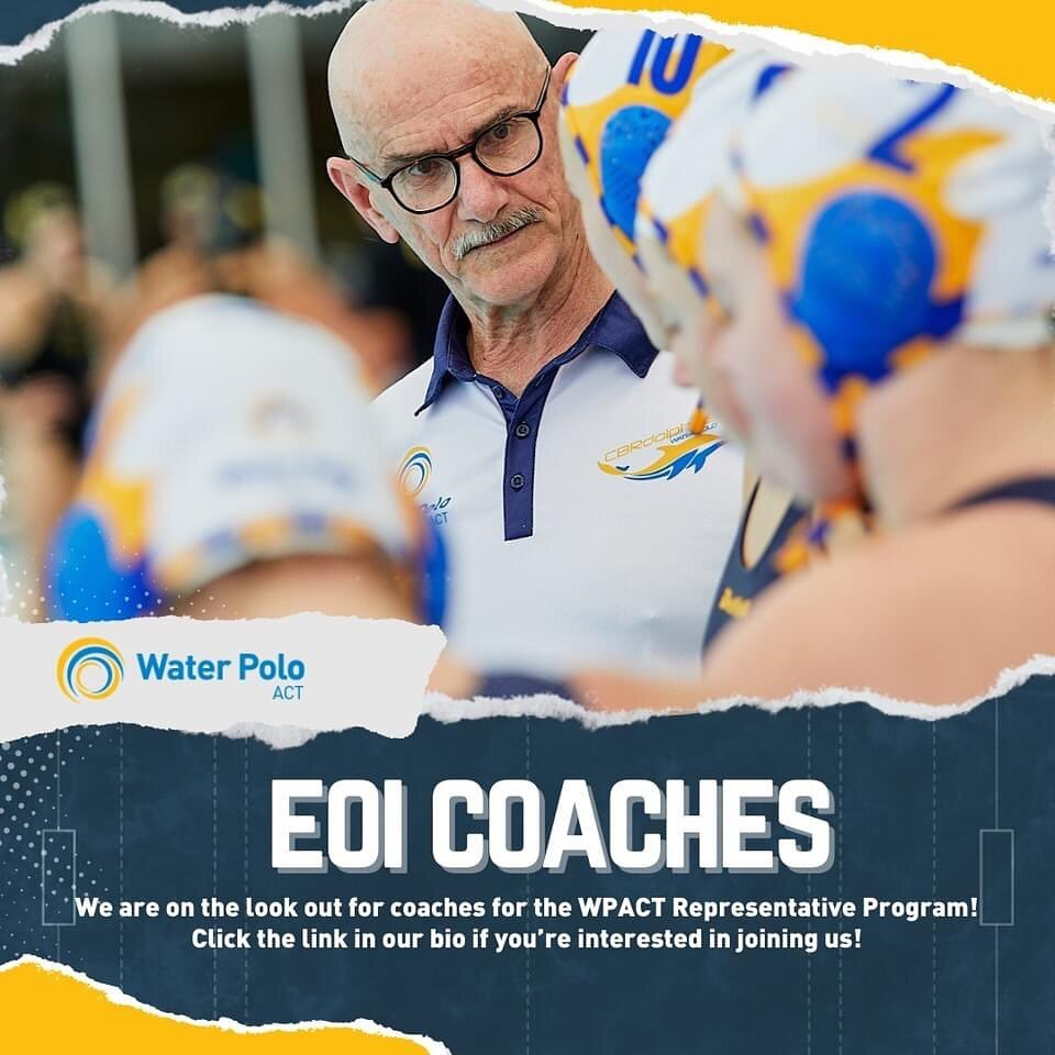 🚨 CLOSING FRIDAY - Coach and Age Group Coordinator EOI🚨

WPACT is seeking Expressions of Interest from those wishing to be a part of the Water Polo ACT leadership team for 2024. Water Polo ACT is currently seeking coaches and a newly created Age Gr
