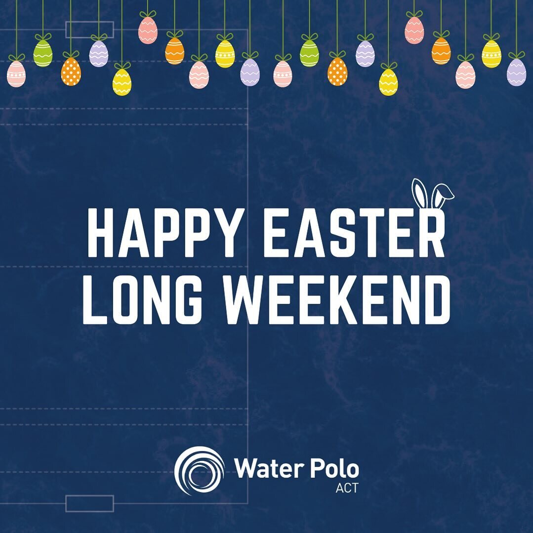 We would like to wish all of our members and clubs a very happy Easter, and hope you all get to spend some time off over the long weekend with family and friends 🤽🏼&zwj;♀️🥚🤽🏼&zwj;♂️

#WPACT #waterpolo #easter #longweekend #waterpoloaustralia #pl