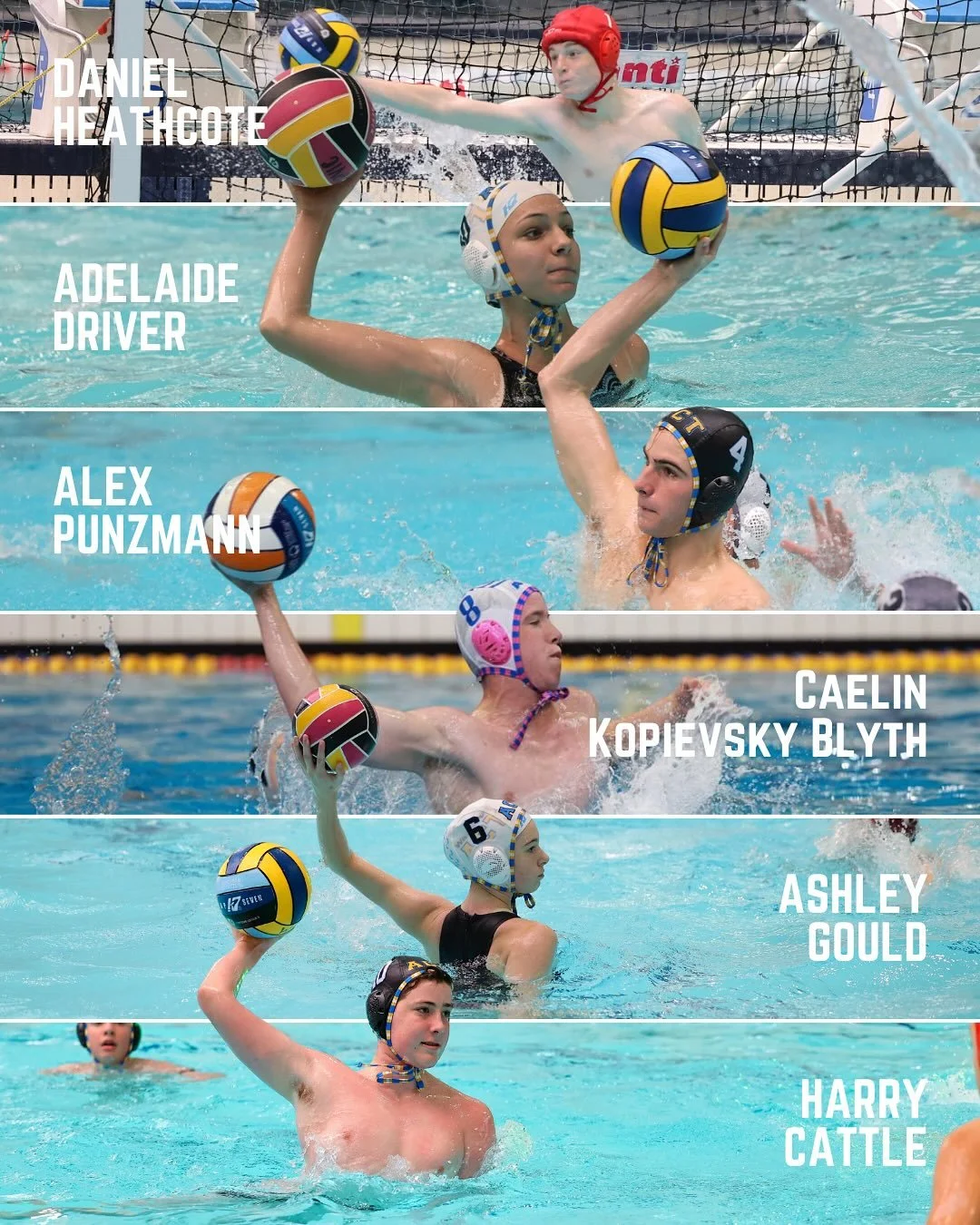 A huge congratulations to our 6 WPACT juniors selected to the @waterpoloaus 2025 U16 National Age Group Program (NAGP) squads! 🙌🌊
These athletes have earned selection following standout performances throughout the National State Championships, and