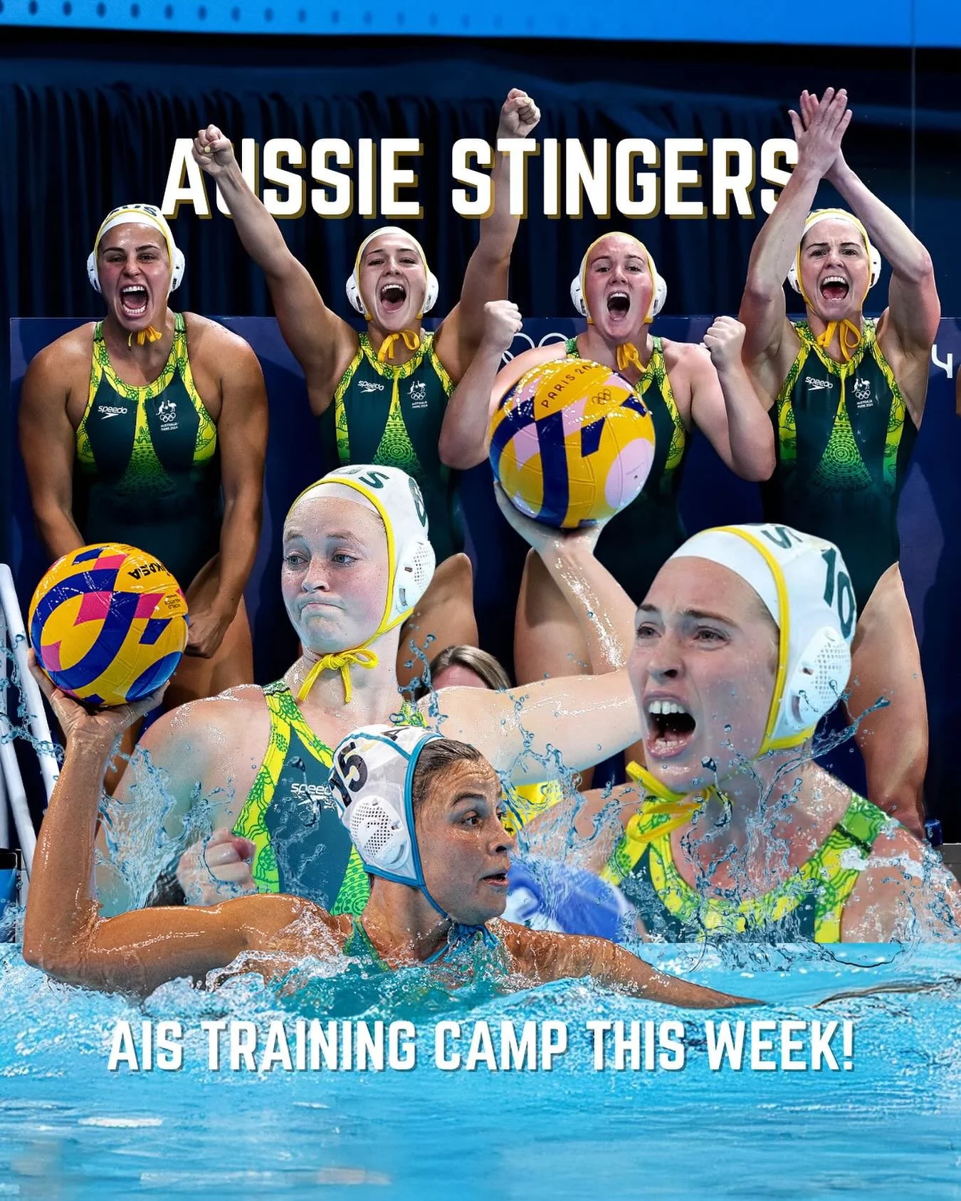 The Aussie Stingers are in Canberra! 🇦🇺🤽&zwj;♀️

Australia&rsquo;s Women&rsquo;s Water Polo team have kicked off a two-week training and research camp at the AIS, as they prepare for the LA 2028 Olympic Games. 💪

The camp - a world-first study in