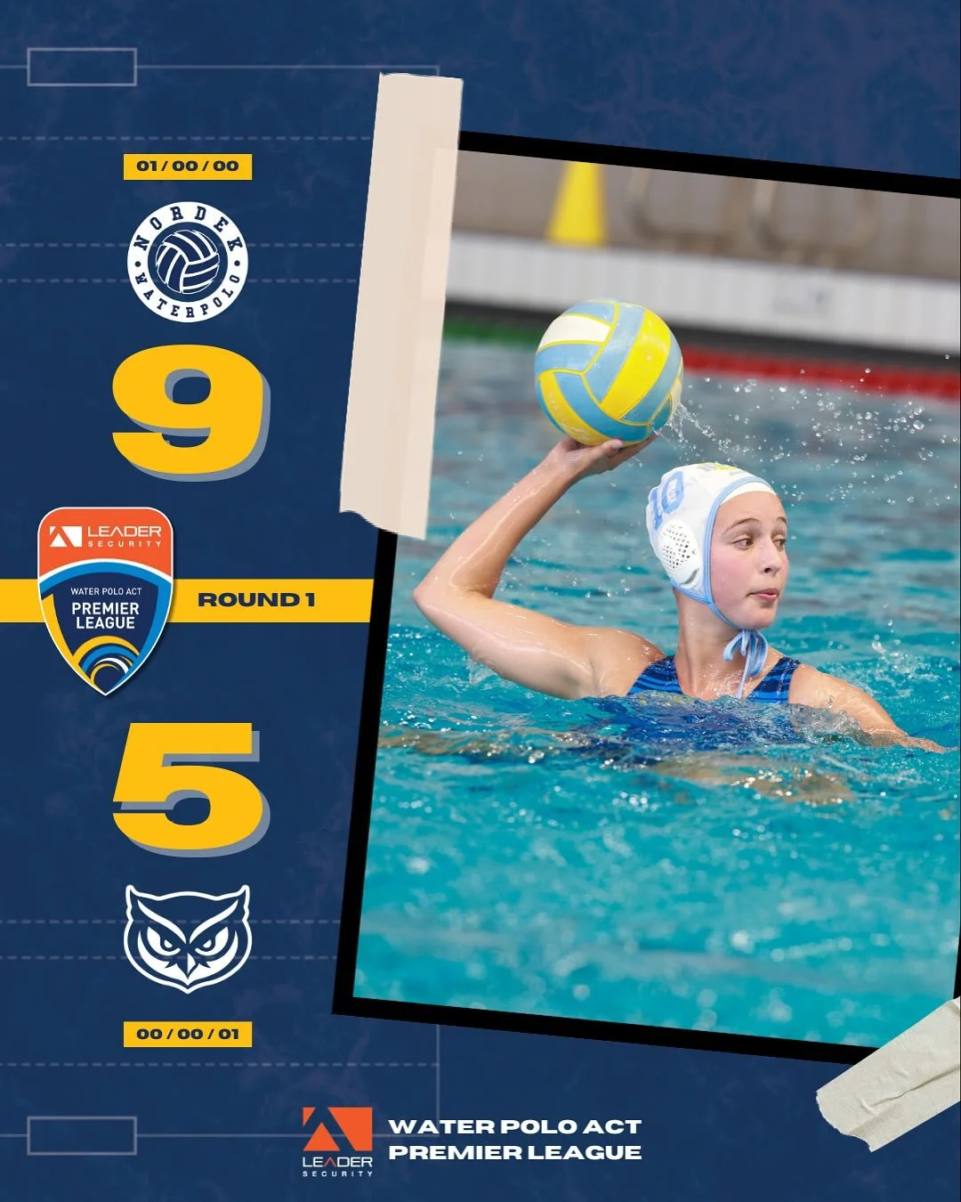 Round 1️⃣ Results 🤽&zwj;♀️
@leadersecurity Premier League 🤽&zwj;♂️

Swipe through to check out the results from Round 1️⃣ of 2025/26 Summer Comp @leadersecurity Premier League! ☀️

#WPACT #waterpolo #canberra #premierleague #thedock #waterpoloaus #