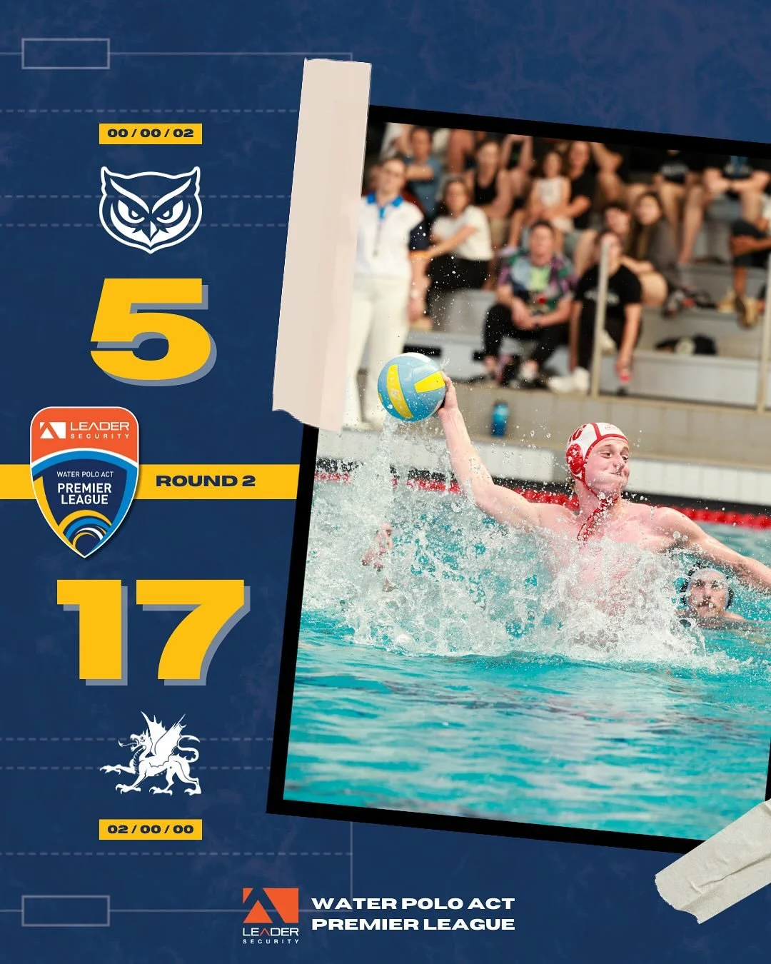 Round 2️⃣ Results 🤽&zwj;♂️
@leadersecurity Premier League 🤽&zwj;♀️

Swipe through to check out the results from Round 2️⃣ of 2025/26 Summer Comp @leadersecurity Premier League! ☀️

#WPACT #waterpolo #canberra #premierleague #thedock #waterpoloaus #