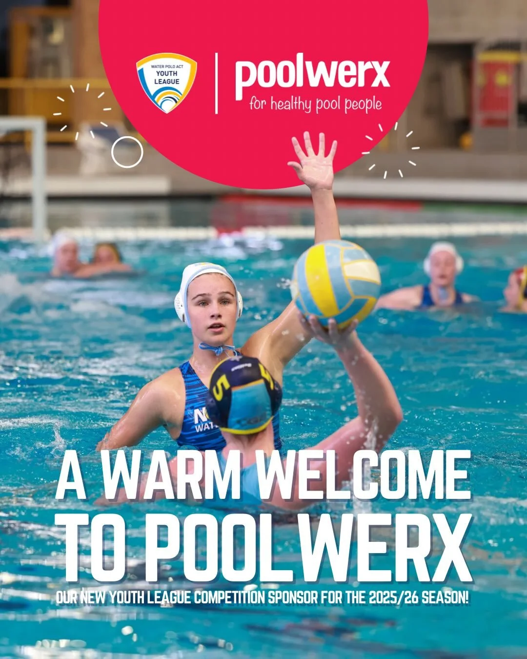 We are proud to welcome our new Youth League competition sponsor, Poolwerx! 🏊&zwj;♂️

Proudly Supporting Local Water Polo 🤽&zwj;♂️🤽&zwj;♀️

Poolwerx Canberra is proud to sponsor ACT Water Polo and support the athletes, volunteers, and community wh