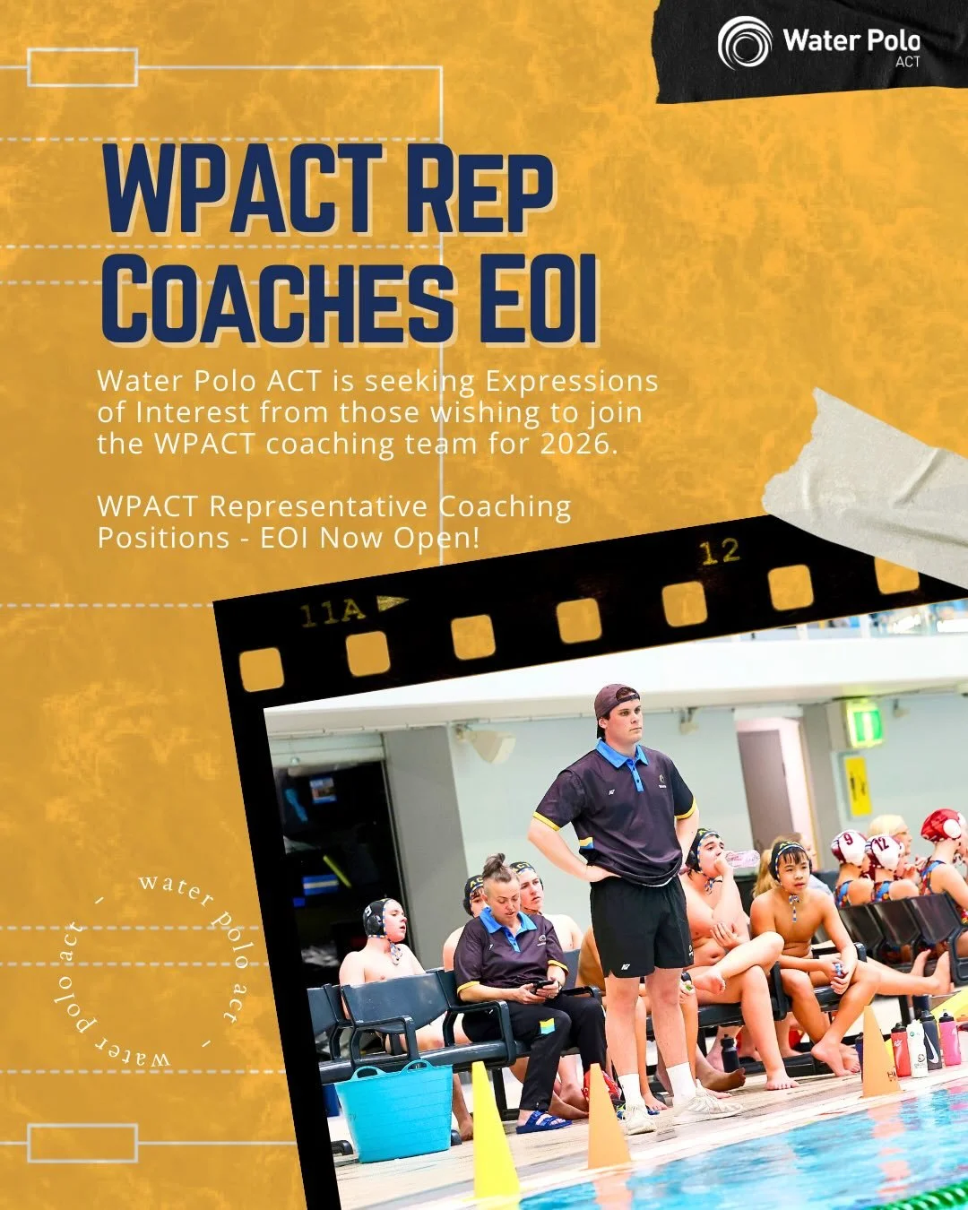 WPACT Representative Coaching Positions - EOI Open! 📣🤽&zwj;♂️🤽&zwj;♀️

Water Polo ACT is seeking Expressions of Interest from those wishing to join the WPACT coaching team for 2026.

Successful coaching teams will lead ACT representative athletes 