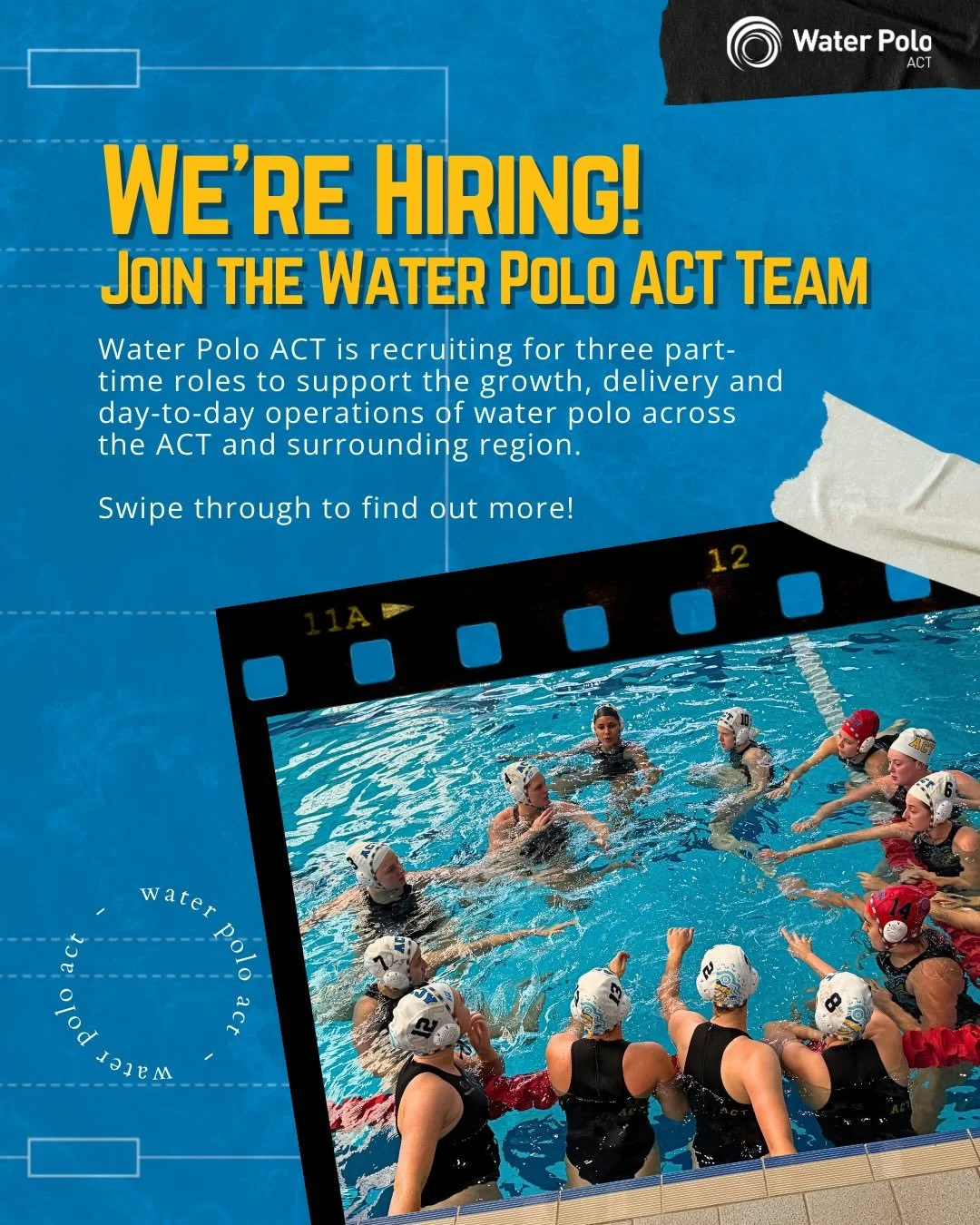 📣 We&rsquo;re Hiring &ndash; Join the Water Polo ACT Team

Water Polo ACT is recruiting for three part-time roles to support the growth, delivery and day-to-day operations of water polo across the ACT and surrounding region.

🔹 Executive Officer (P