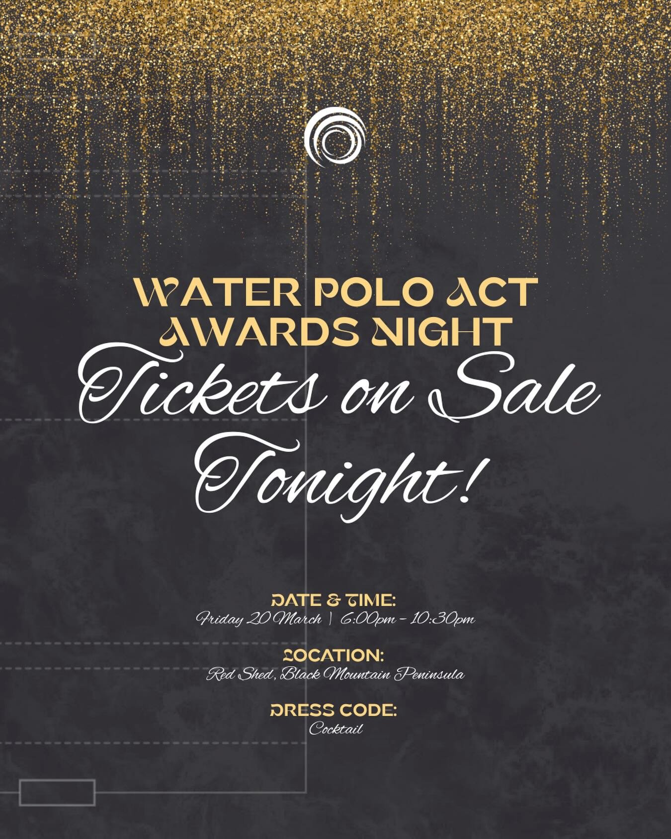 🎟️ Awards Night Tickets On Sale at 5PM Tonight! 🤽&zwj;♂️🤽&zwj;♀️

The Water Polo ACT Awards Night is locked in for Friday 20 March, and we can&rsquo;t wait to come together to celebrate the achievements, commitment, and contributions of our player