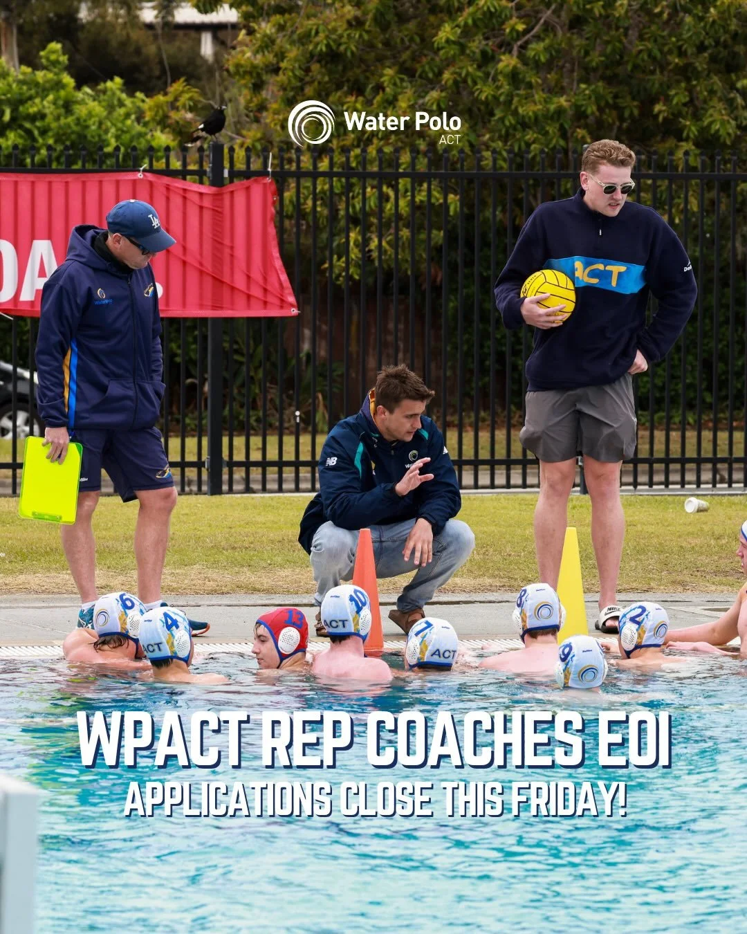 WPACT Representative Coaching Positions - EOI&rsquo;s Closing THIS FRIDAY! 📣🤽&zwj;♂️🤽&zwj;♀️

Water Polo ACT is seeking Expressions of Interest from those wishing to join the WPACT coaching team for 2026.

Successful coaching teams will lead ACT r