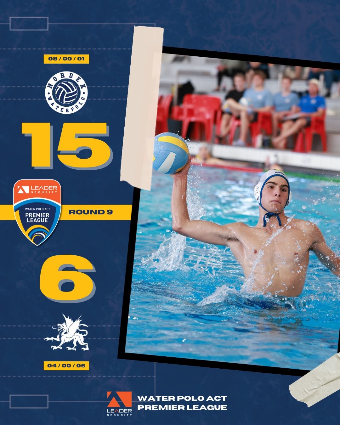 Round 9️⃣ Results 🤽&zwj;♂️
@leadersecurity Premier League! 🤽&zwj;♀️

Swipe through to check out the results from Round 9️⃣ of 2025/26 Summer Comp @leadersecurity Premier League! ☀️

#WPACT #waterpolo #canberra #premierleague #thedock 
📸 @prosport.