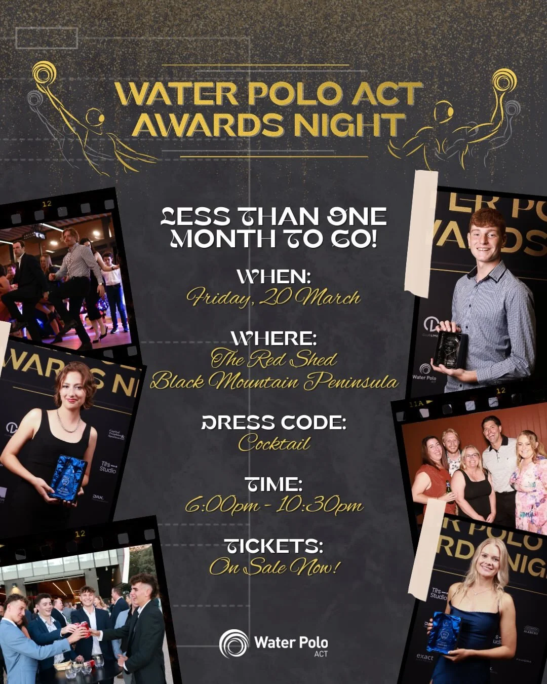 WPACT Awards Night 2026 🎉
Less than ONE month to go! 🤩

🗓️ Friday, 20 March
📍 The Red Shed, Black Mountain Peninsula
⏰ 6:00pm &ndash; 10:30pm
🎟 Tickets on sale now

Join us as we celebrate the 2025/26 season and recognise our players, coaches, o
