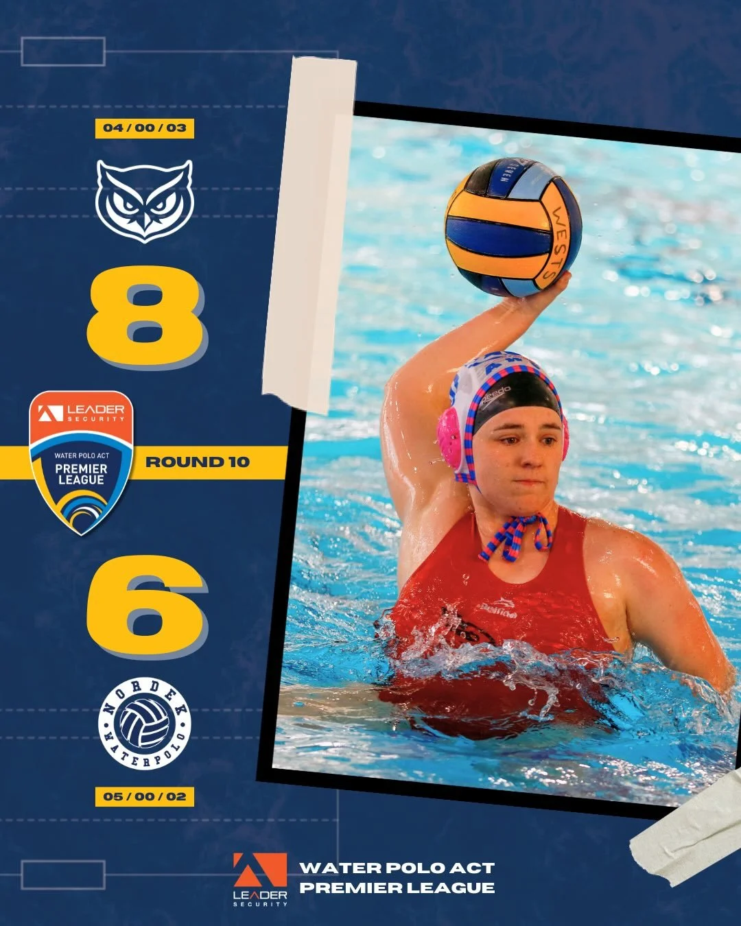 Round 1️⃣0️⃣ Results 🤽&zwj;♀️
@leadersecurity Premier League! 🤽&zwj;♂️

Swipe through to check out the results from Round 1️⃣0️⃣ of 2025/26 Summer Comp @leadersecurity Premier League! ☀️

#WPACT #waterpolo #canberra #premierleague #thedock 
📸 @pro