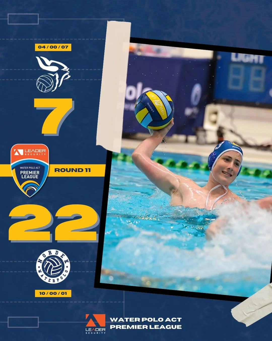 Round 1️⃣1️⃣ Results 🤽&zwj;♂️
@leadersecurity Premier League! 🤽&zwj;♀️

Swipe through to check out the results from Round 1️⃣1️⃣ of 2025/26 Summer Comp @leadersecurity Premier League! ☀️

#WPACT #waterpolo #canberra #premierleague #thedock 
📸 @pro