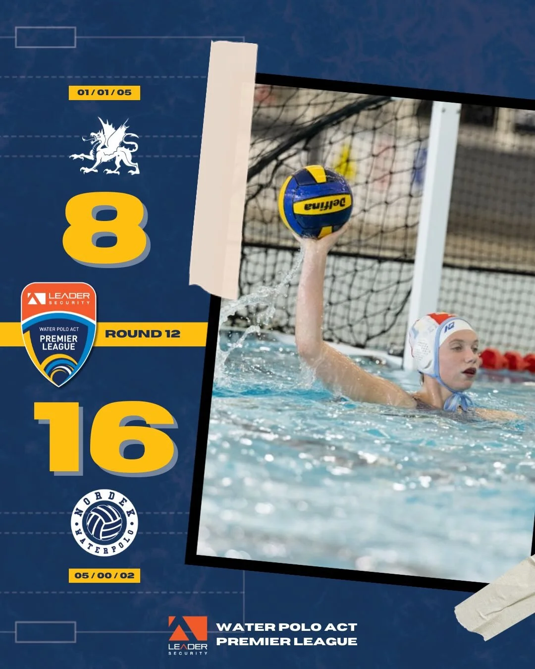 Round 1️⃣2️⃣ Results 🤽&zwj;♀️
@leadersecurity Premier League! 🤽&zwj;♂️

Swipe through to check out the results from Round 1️⃣2️⃣ - the final round of the 2025/26 Summer Comp @leadersecurity Premier League! ☀️

#WPACT #waterpolo #canberra #premierle