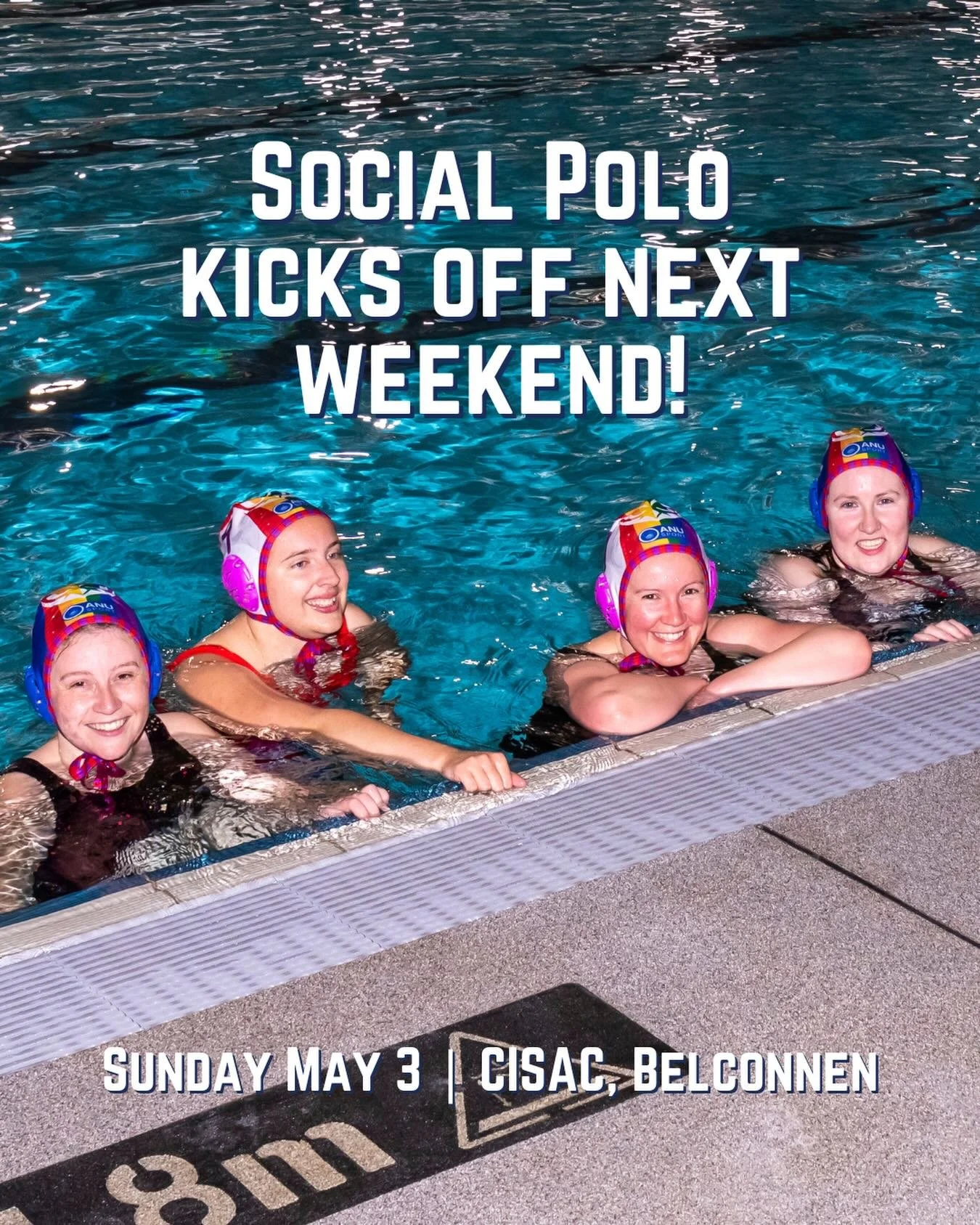 Social Polo kicks off next weekend! 🤽&zwj;♂️🤽&zwj;♀️

Looking for a fun, social way to stay in the pool? Social Polo is back from Sunday May 3rd 🙌

Perfect for all skill levels, this comp is all about getting in the water, having a game, and enjoy